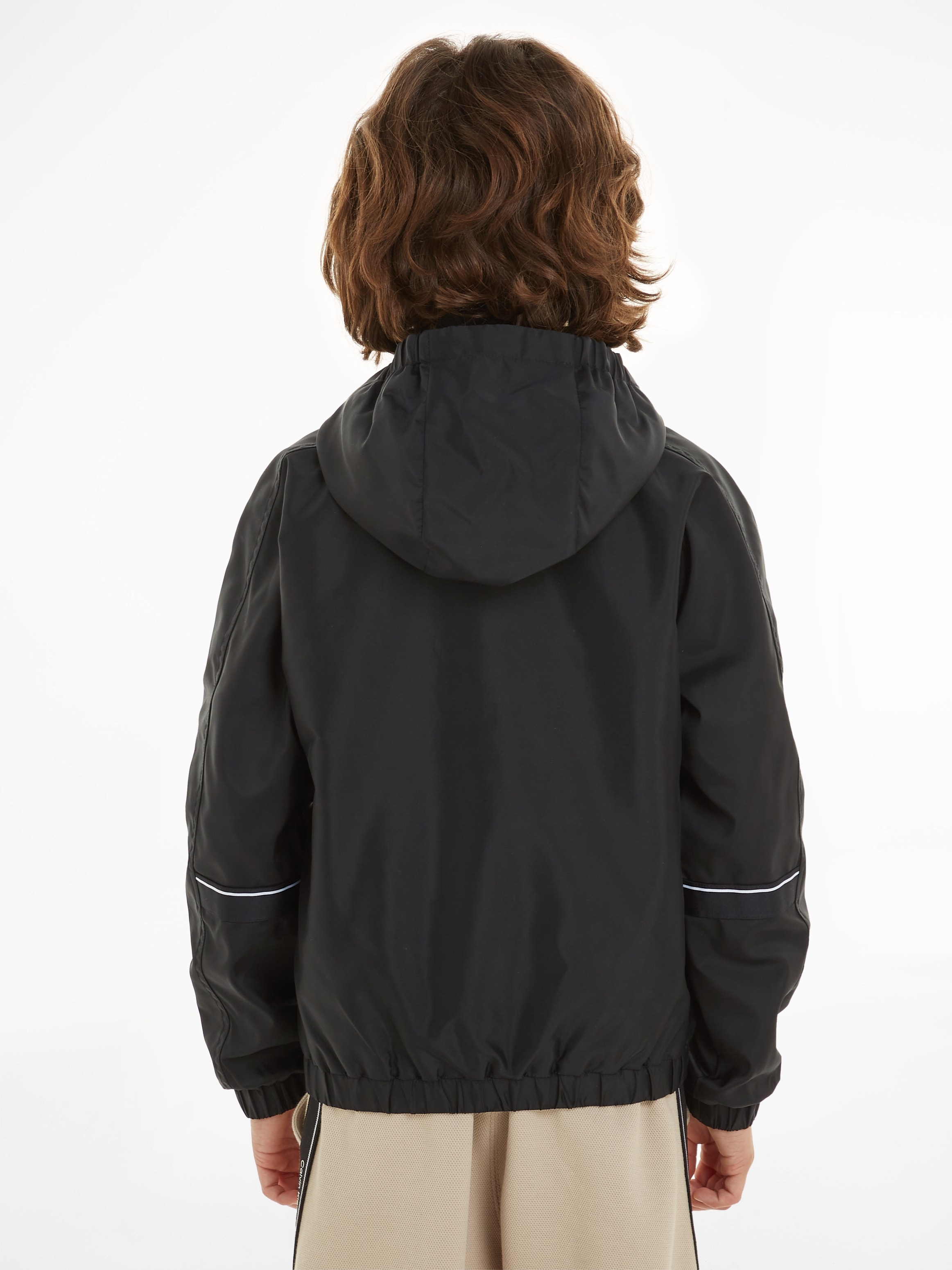 Calvin Klein Jeans Winterjacke online »NYLON TAPE 16 mit WINDBREAKER«, | kaufen Jahre für bis Kinder Kapuze, BAUR