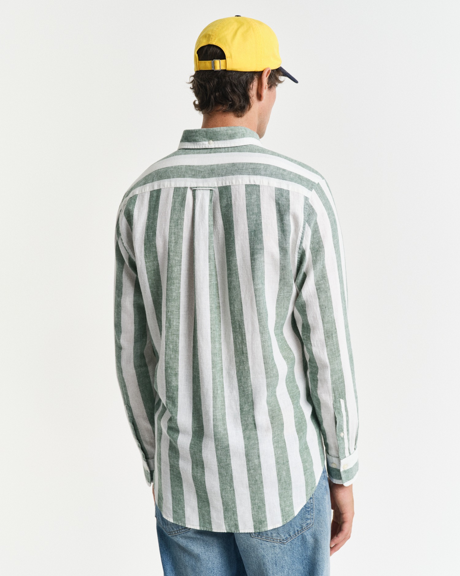 Gant Langarmhemd »REG COTTON LINEN BOLD STRIPE SHIRT«