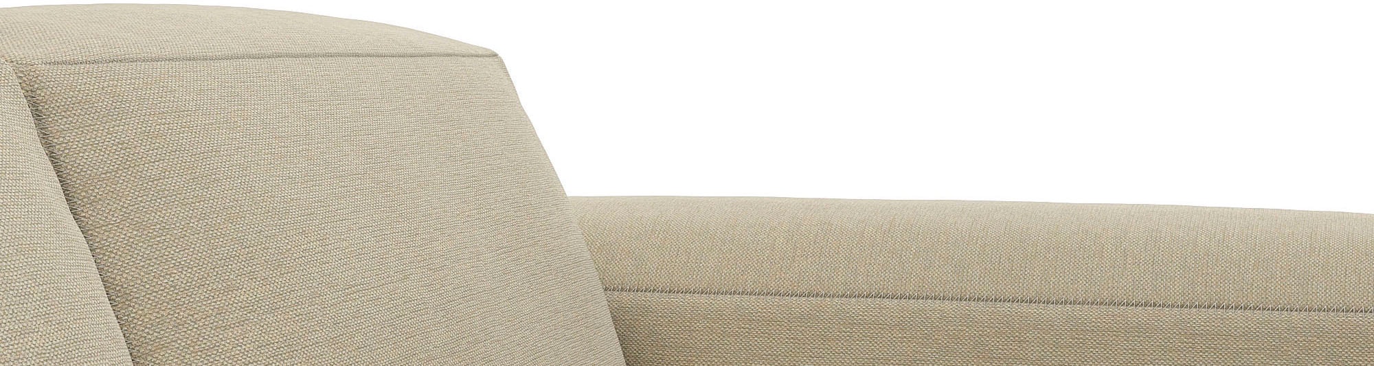 FLEXLUX Ecksofa »Lucera Chaislongue rechts oder links, L-Form, bequem«, modern & anschmiegsam, Kaltschaum, Stahl-Wellenunterfederung