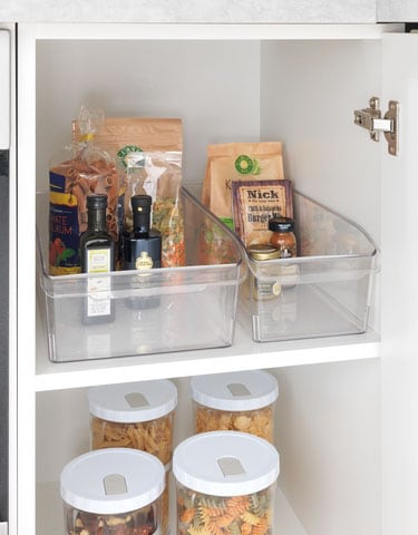 WENKO Organizer »L«, für Vorräte, passend für Küchenschrank und -regal, PET, transparent