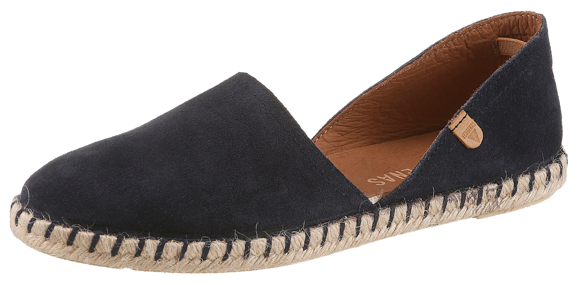 VERBENAS Espadrille Strandschuh, Sommerschuh, Loafer aus Veloursleder günstig online kaufen