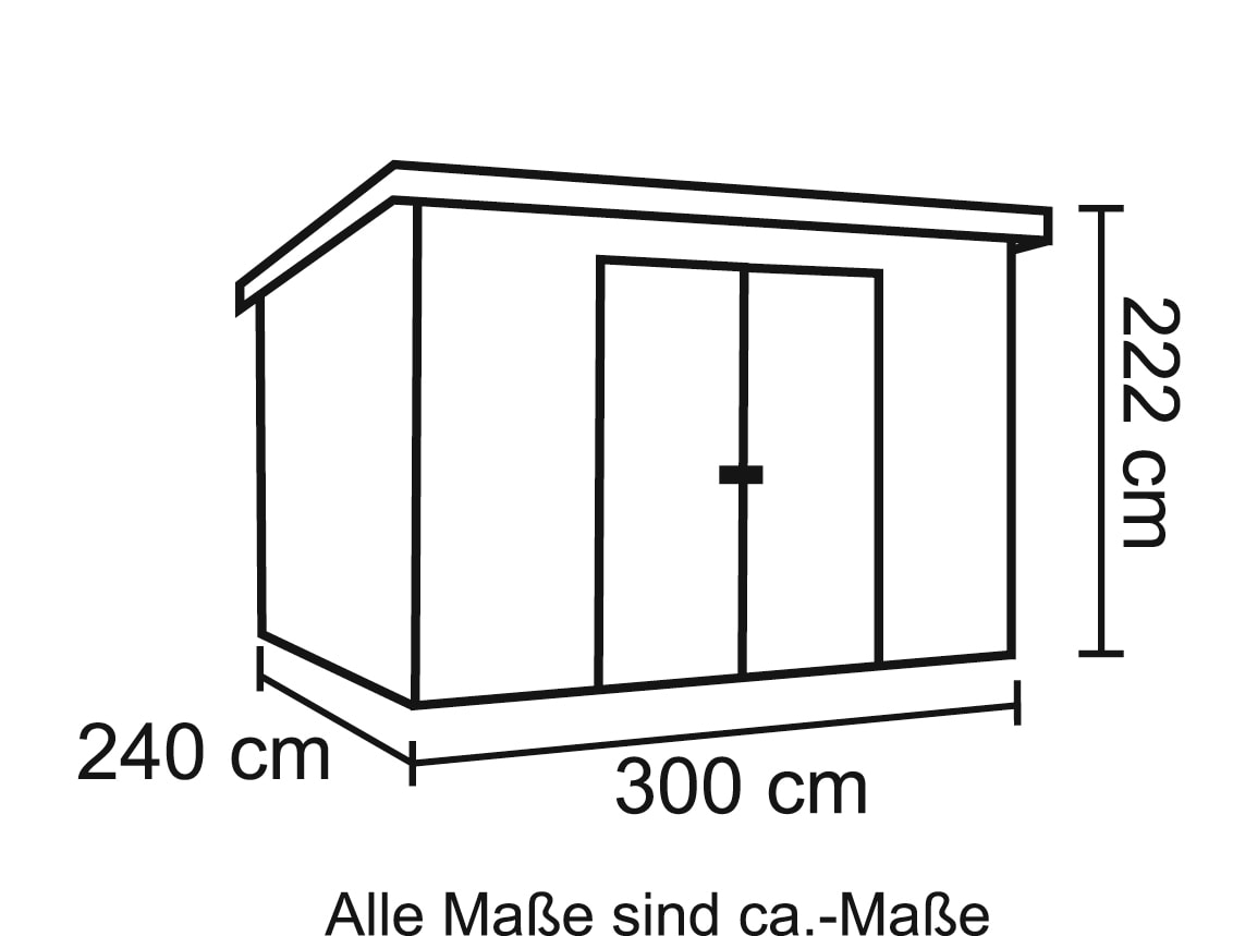 Kiehn-Holz Gartenhaus »Hummelsee 3« online kaufen BAUR 