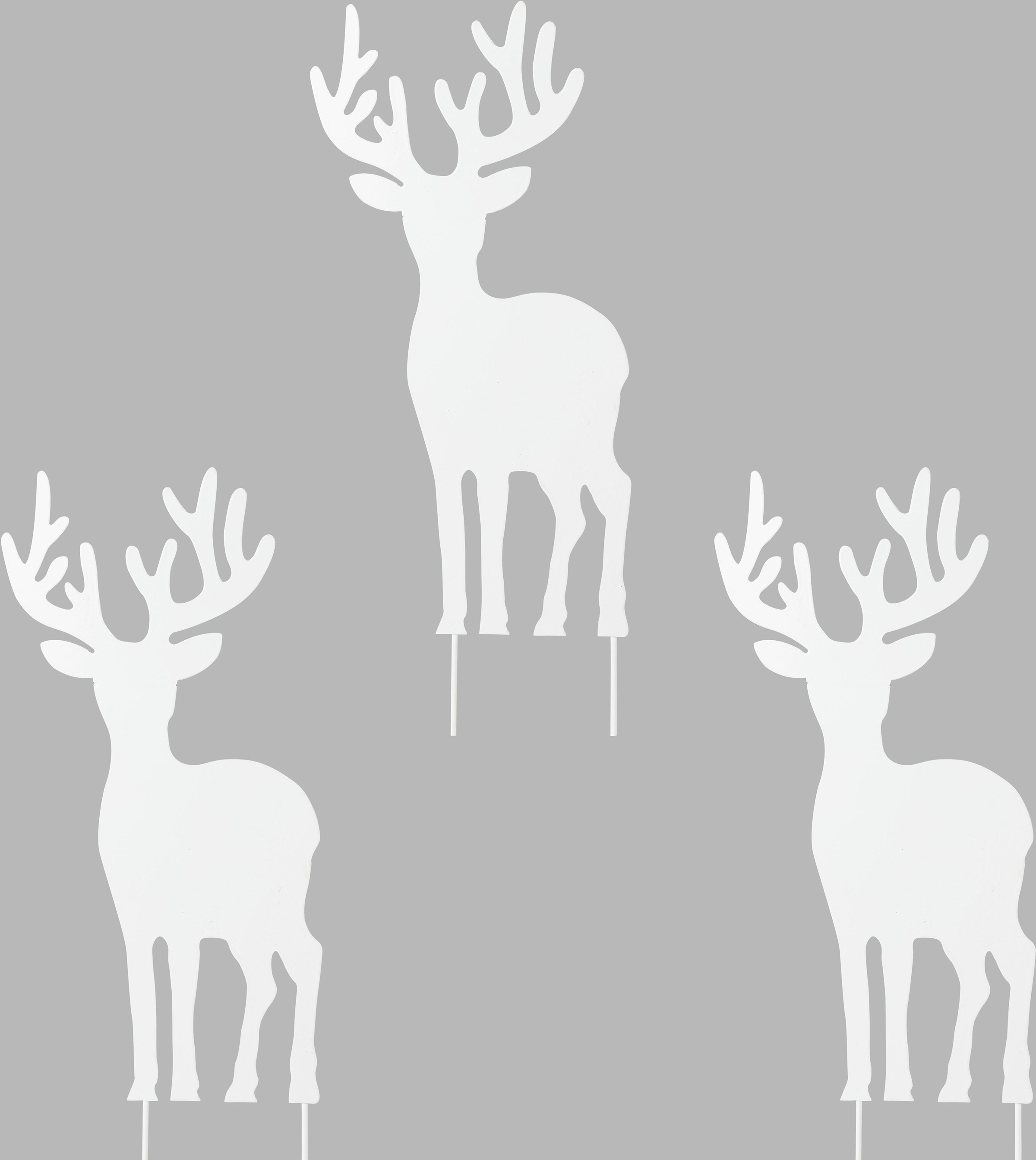 Thumbnail - Creativ deco Weihnachtsfigur "Weihnachtsdeko", Hirsch zum Stecken