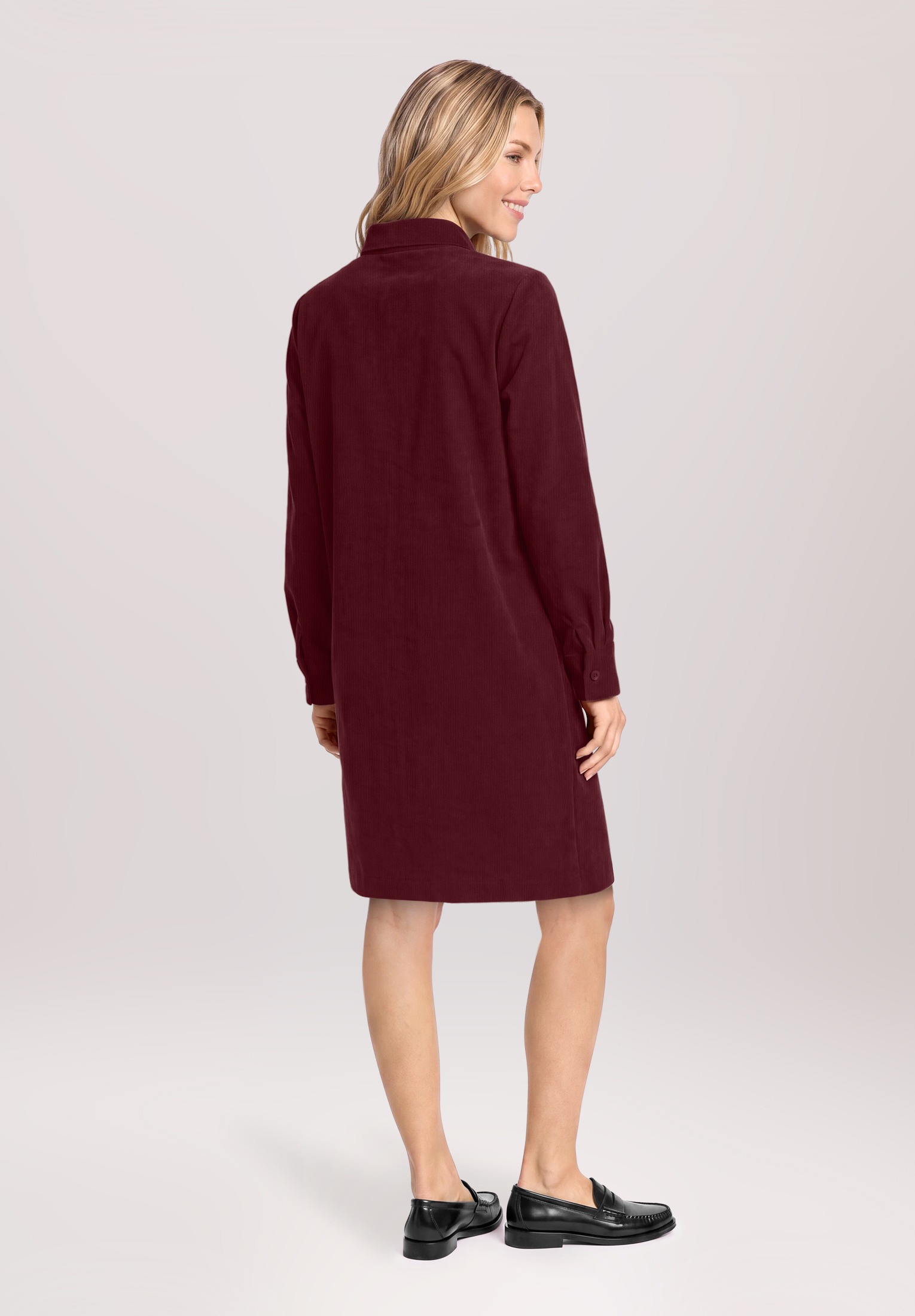 Betty&Co Druckkleid »Damen mit Kragen« Nahttasche