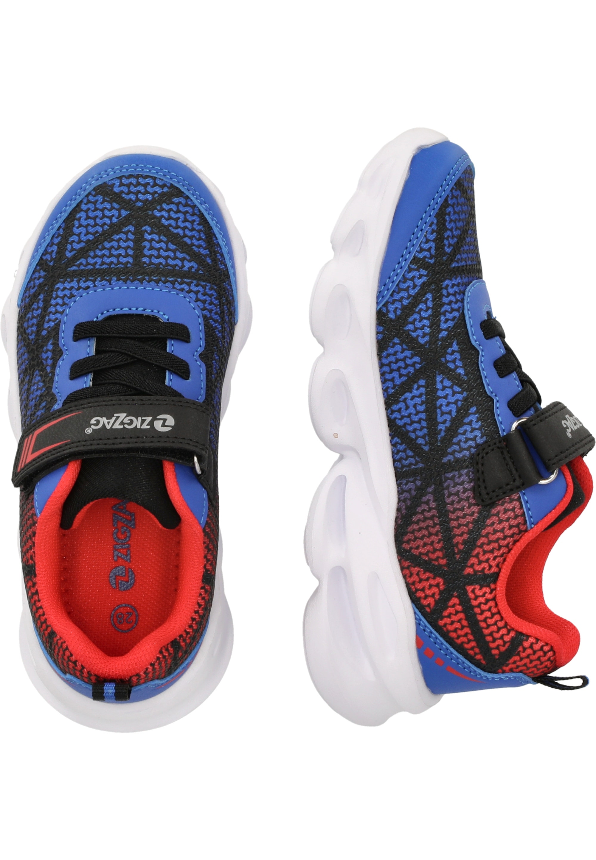ZIGZAG Sneaker »Zetes«, mit aufleuchtender Sohle und einfachem Einstieg