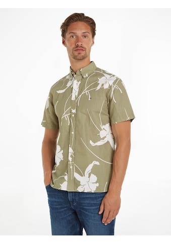 Kurzarmhemd »LARGE TROPICAL PRT SHIRT«