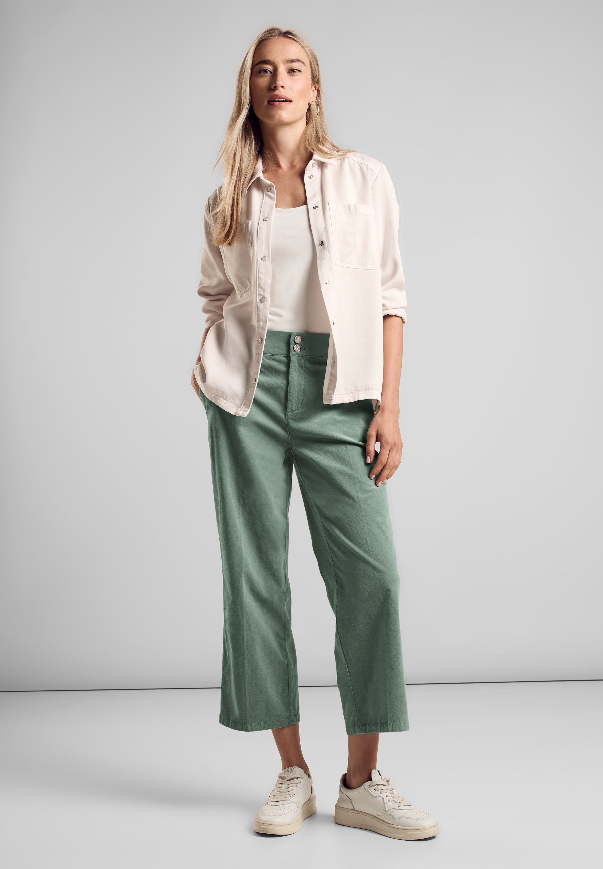 STREET ONE Cordhose, aus Baumwolle mit Stretchanteil
