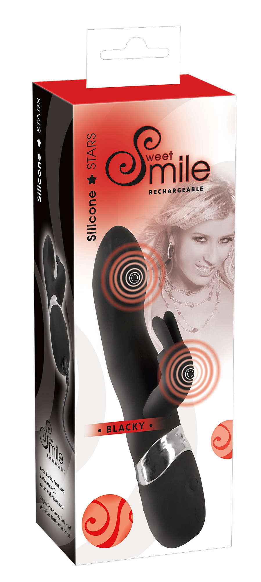 Sweet Smile Vibrator »Vibrator mit Klitorisreizer Rechargeable Rabbit Vibe«