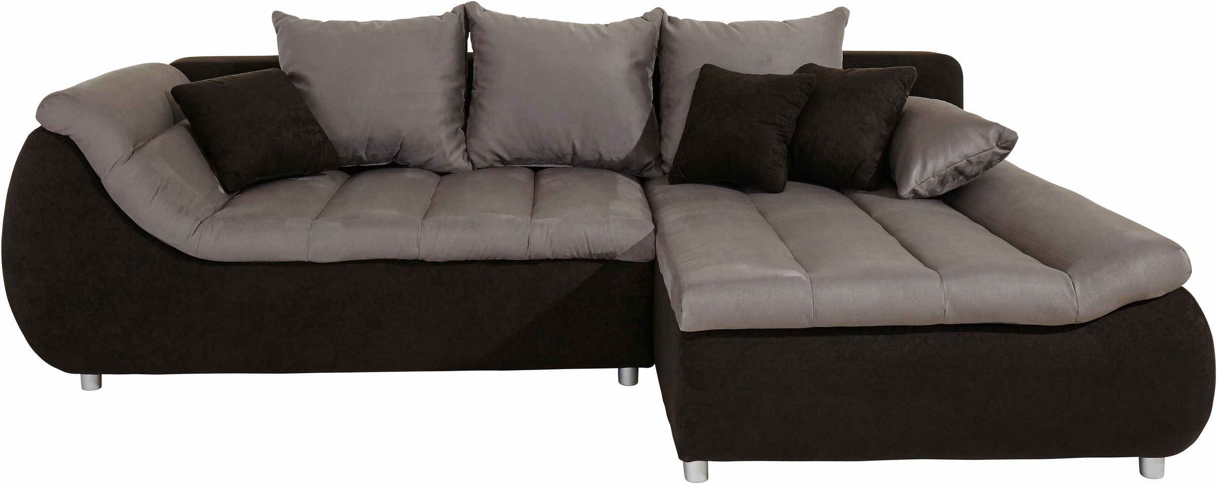 Home affaire Ecksofa "Imolla modern, Breite 270cm, bequem, aktuelle Steppun günstig online kaufen