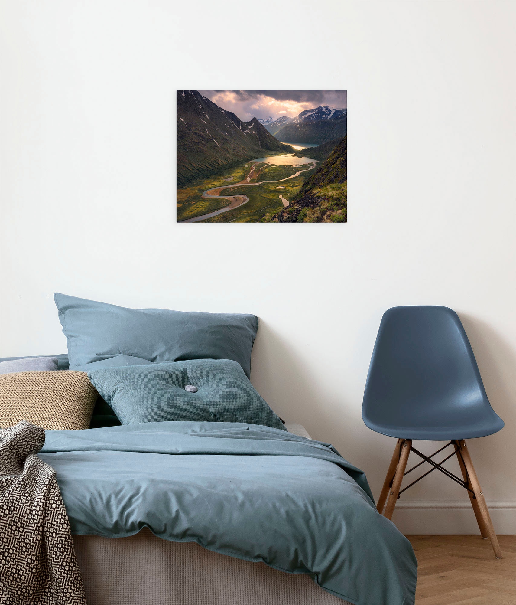 Komar Leinwandbild "Northern Light - Größe 40 x 30 cm", Baum-Blätter-Natur- günstig online kaufen