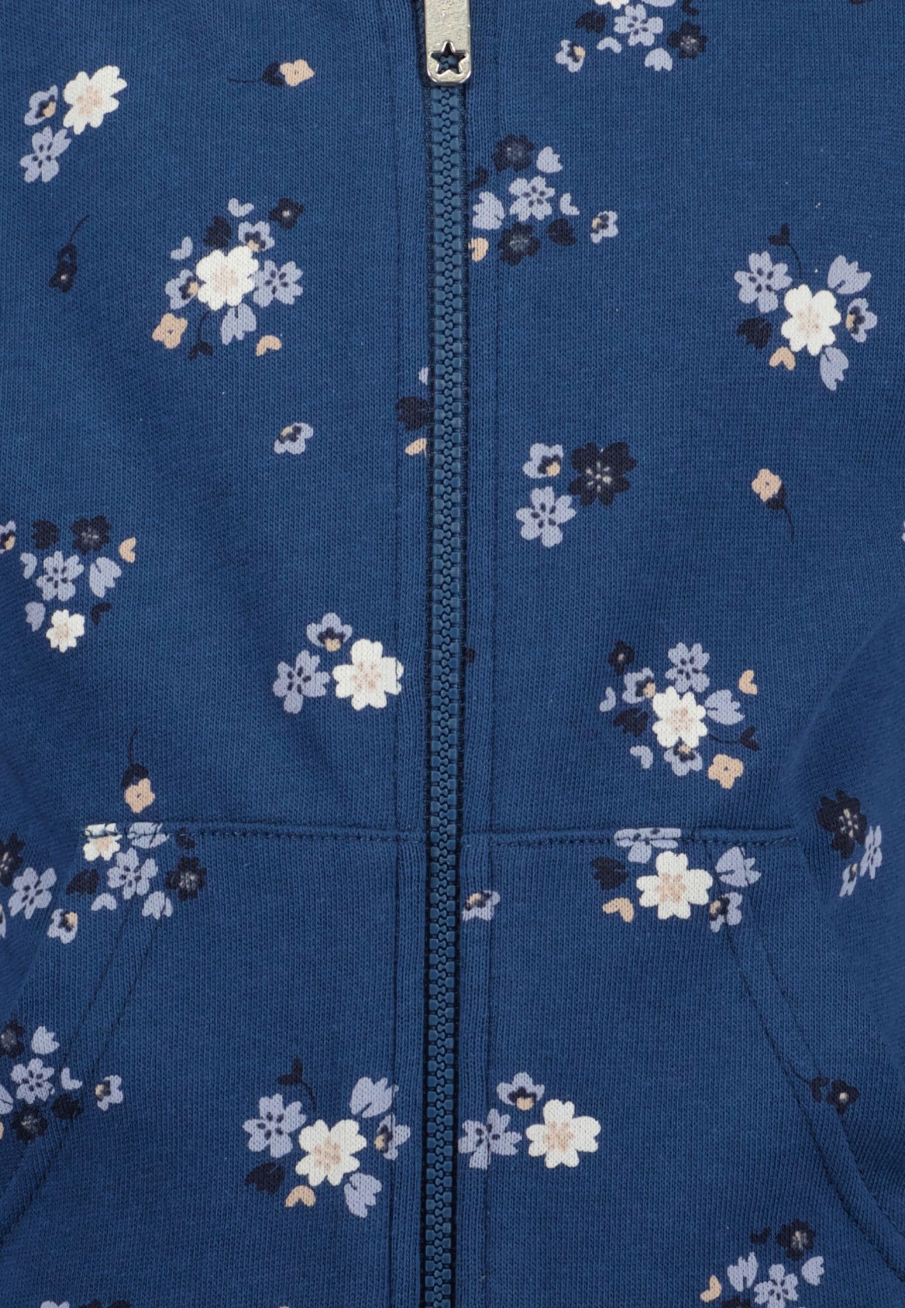 Blue Seven Sweatjacke »Blue Seven Mädchen Sweatjacke mit Kapuze Baumwolle Langarm«