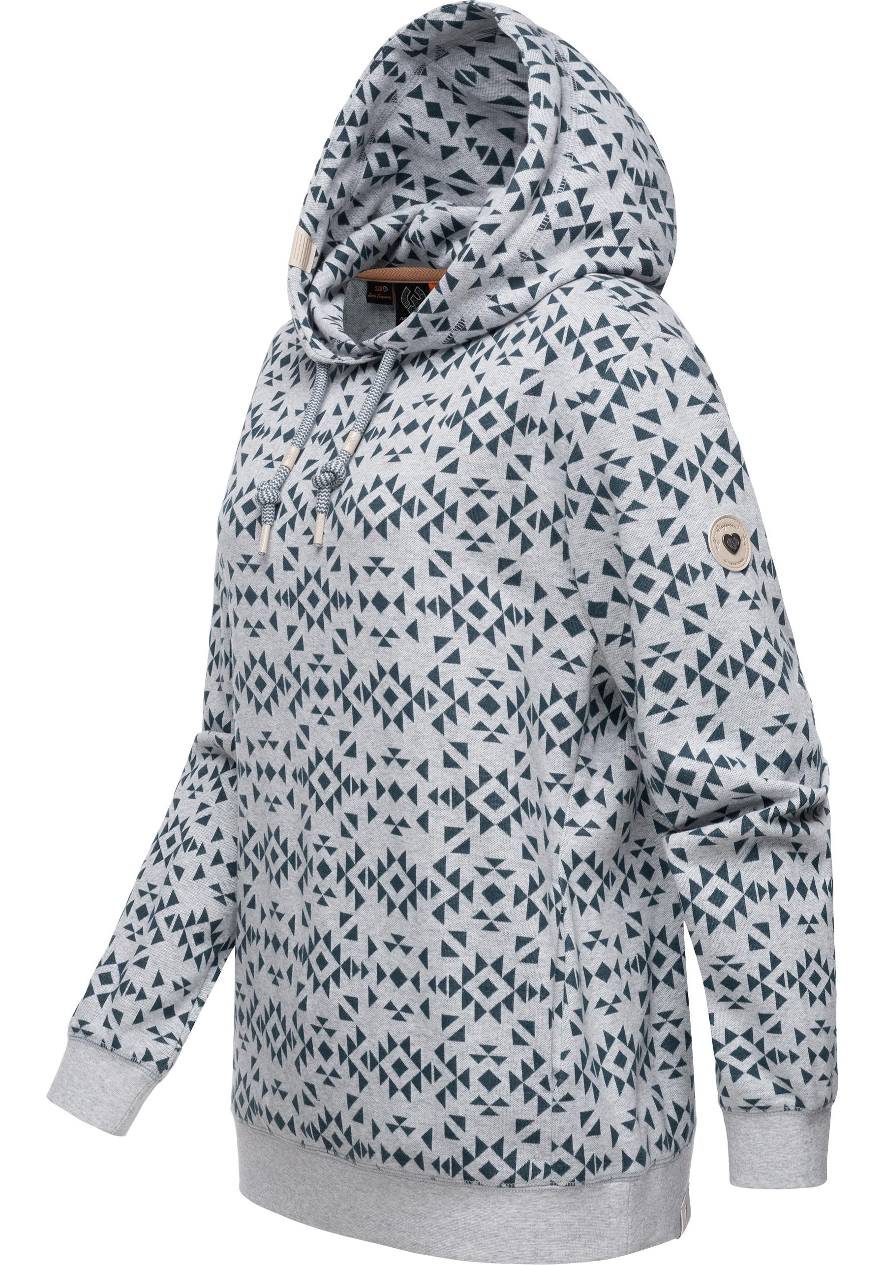 Ragwear Hoodie "Cinda" modischer Kapuzenpullover mit hohem Kragen günstig online kaufen