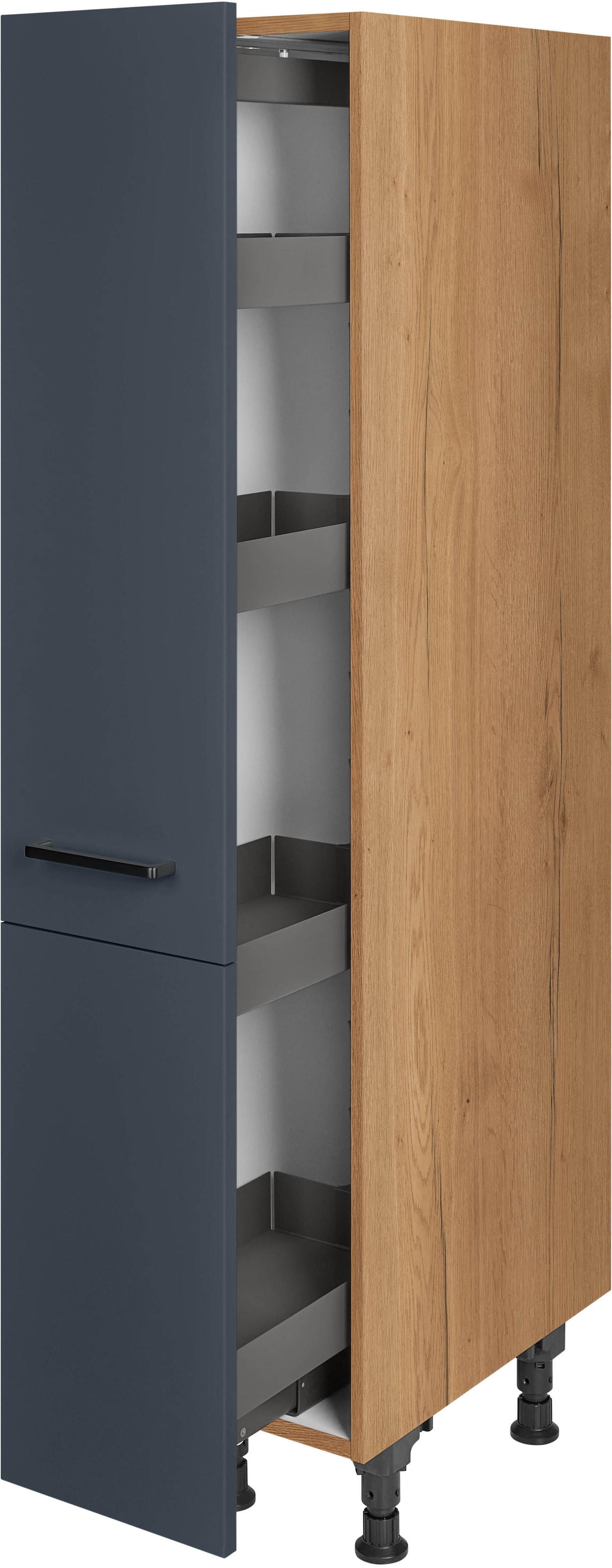 nobilia® Apothekerschrank »"Easytouch", mit 4 Einhängekörben, Breite 30 cm, Höhe 167,8 cm,«, vormontiert, Ein- und Auszugsdämpfung SoftStoppPro