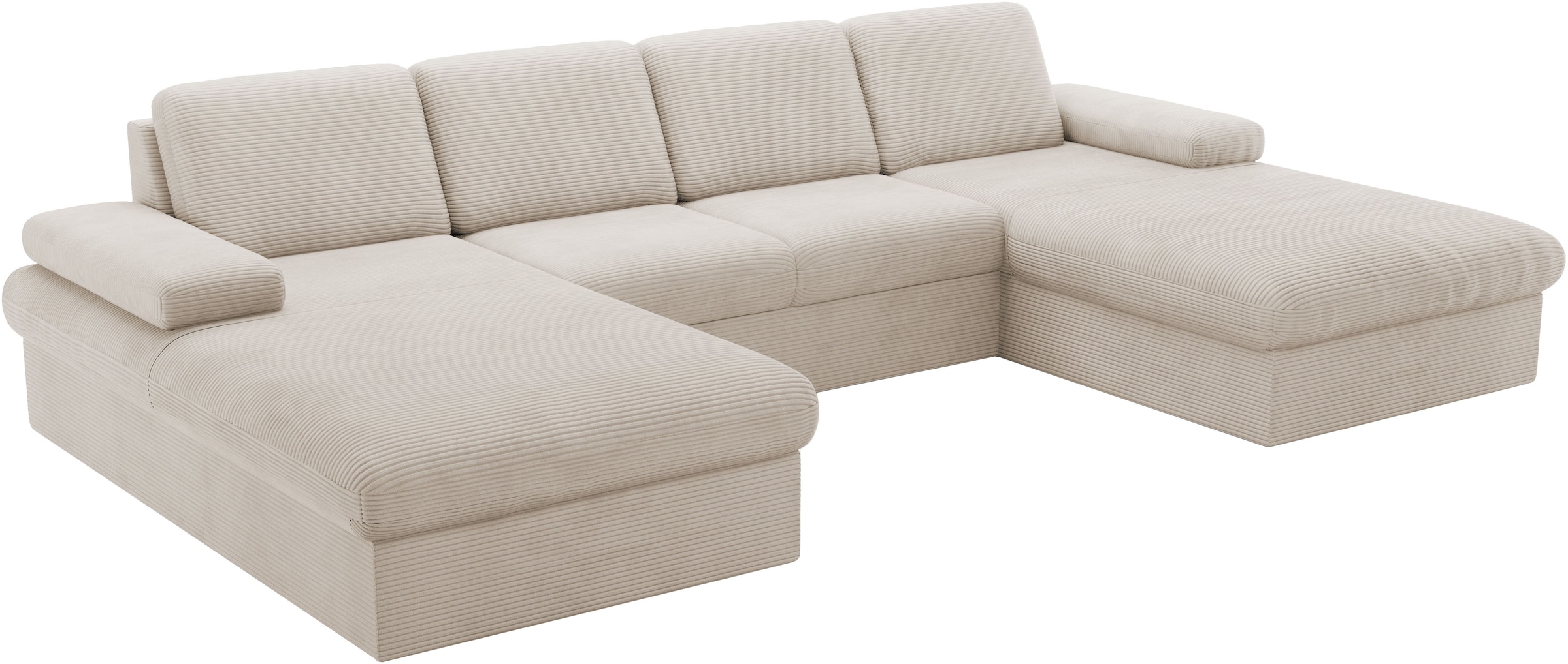sit&more Wohnlandschaft »Moreno«, mit Armteilverstellung,wahlweise mit Bettfunktion