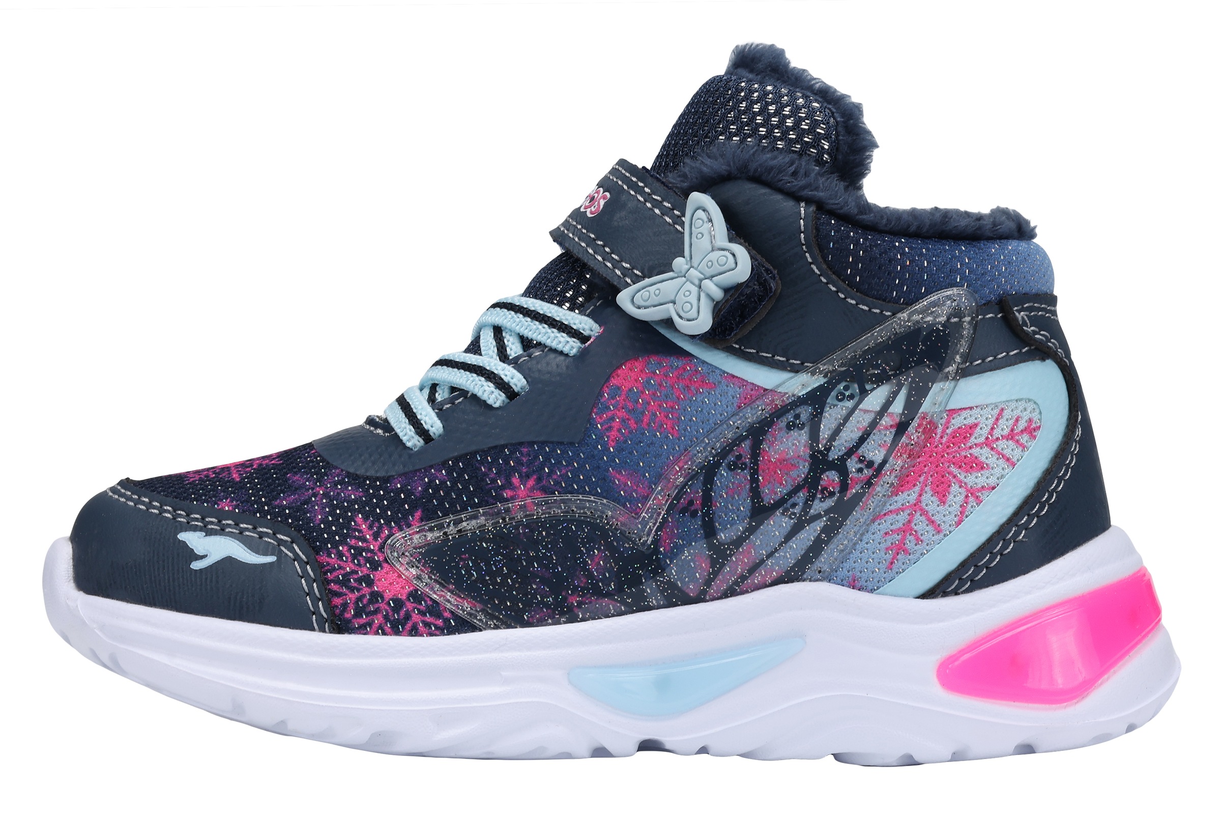 KangaROOS Sneaker »K-SLG ADONIS MID EV«  Blinkschuh mit Warmfutter