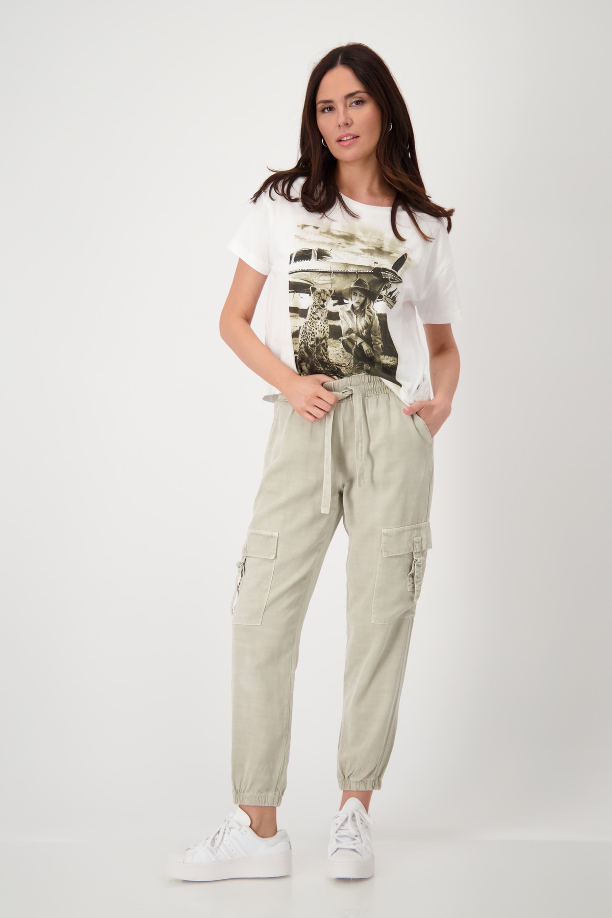 Monari Cargohose, mit aufgesetzten Taschen