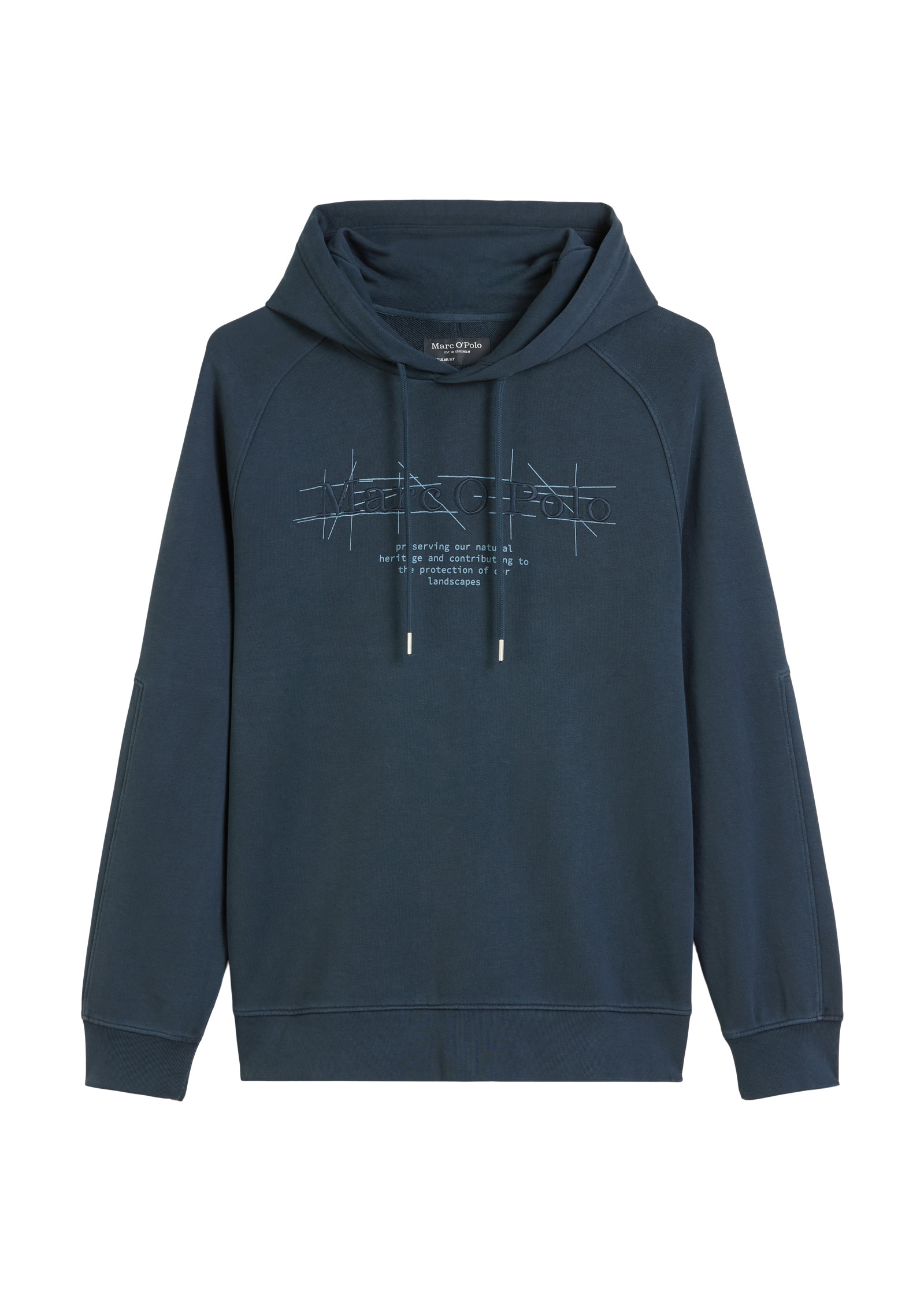 Marc O'Polo Sweatshirt »aus recycelter Baumwolle«