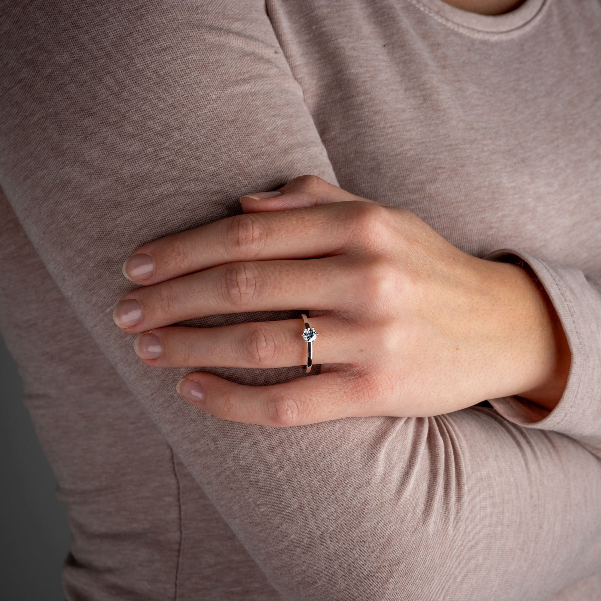 Orolino Fingerring »Gold 750 mit natürlichem Brillant 0,50ct.«
