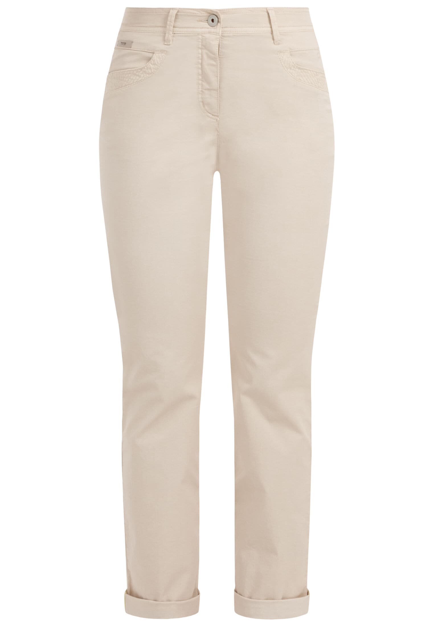 Recover Pants Stoffhose »COLETTE«, mit tonig bestickten Taschenblenden