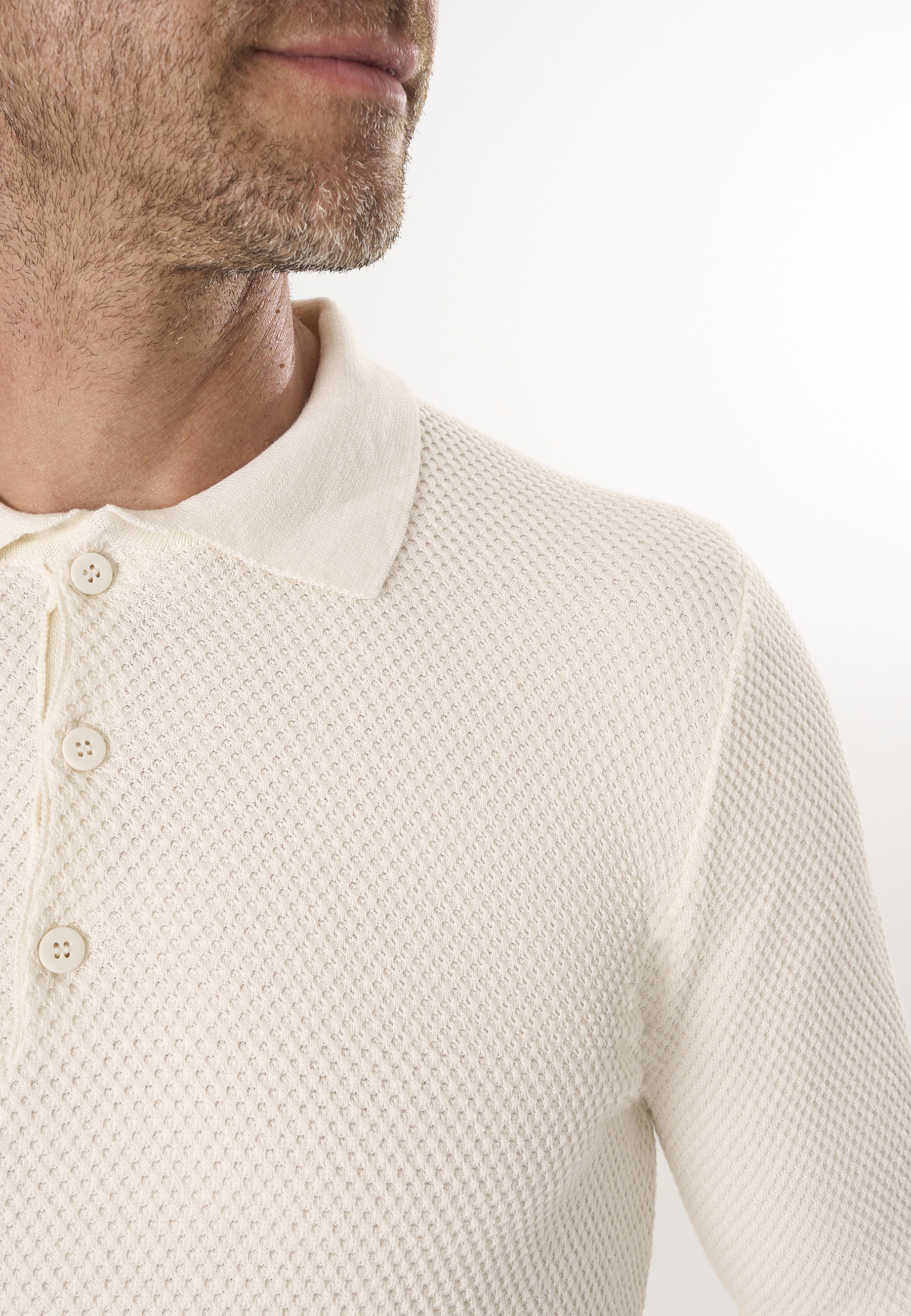 Felix Hardy Polokragenpullover »Pullover mit Polo-Kragen und Knöpfen«