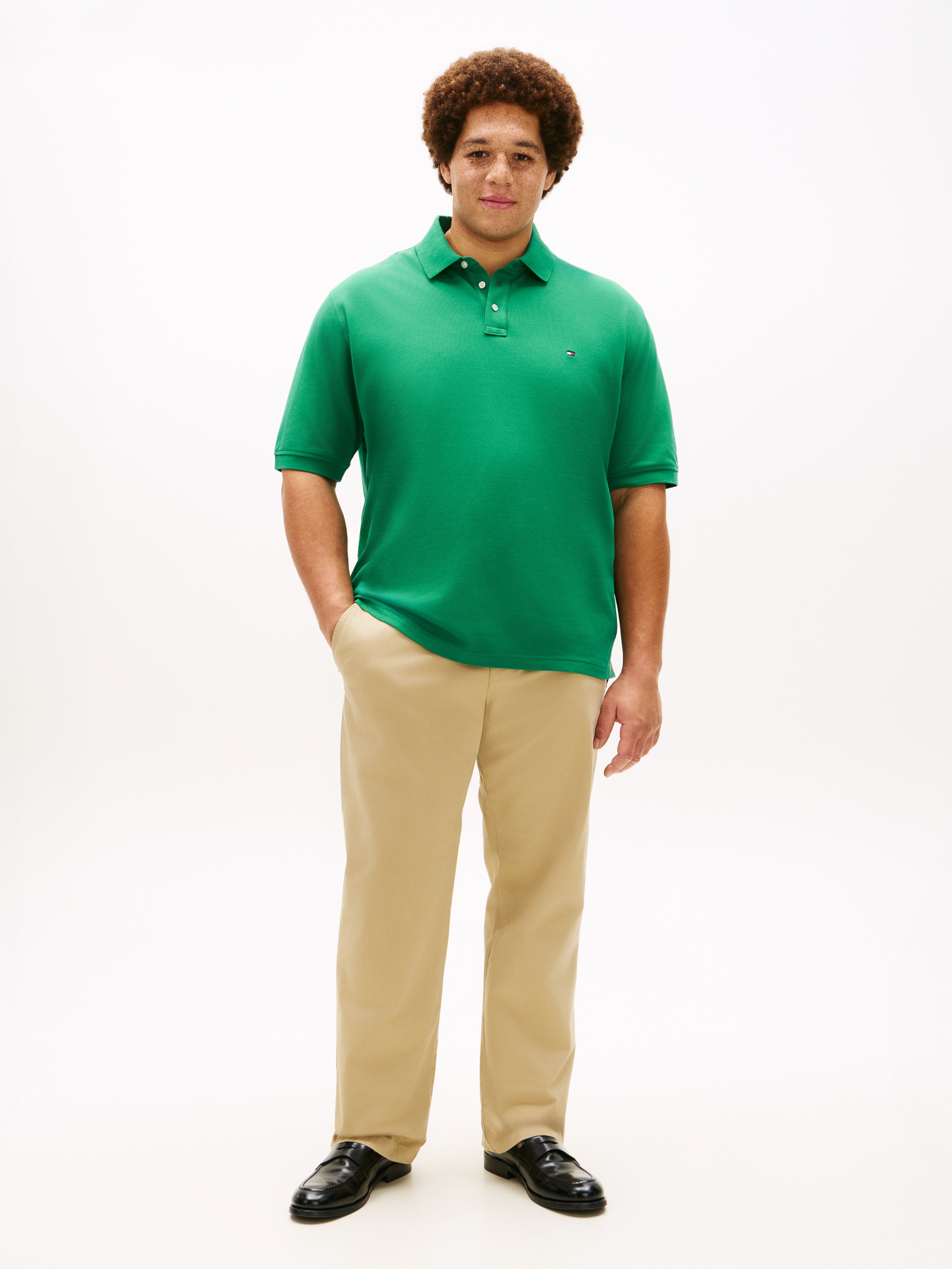 Thumbnail - Tommy Hilfiger Big & Tall Poloshirt "1985 - REGULAR" elastisch, Regular Fit für große Größen