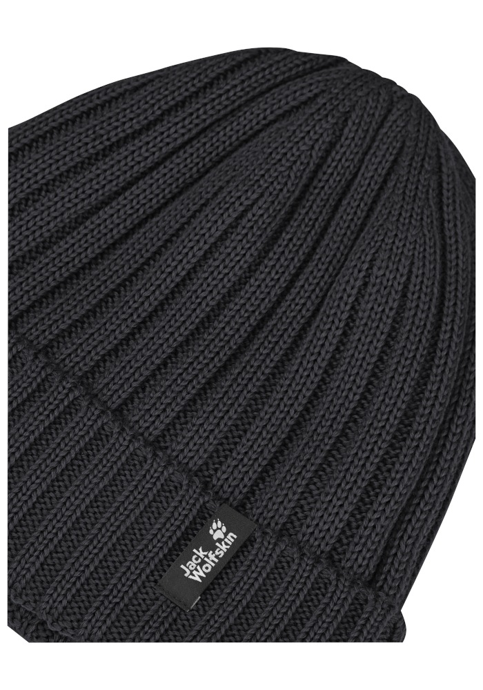 Jack Wolfskin Beanie »RIB KNIT BEANIE« Strickmütze, warm, winddicht