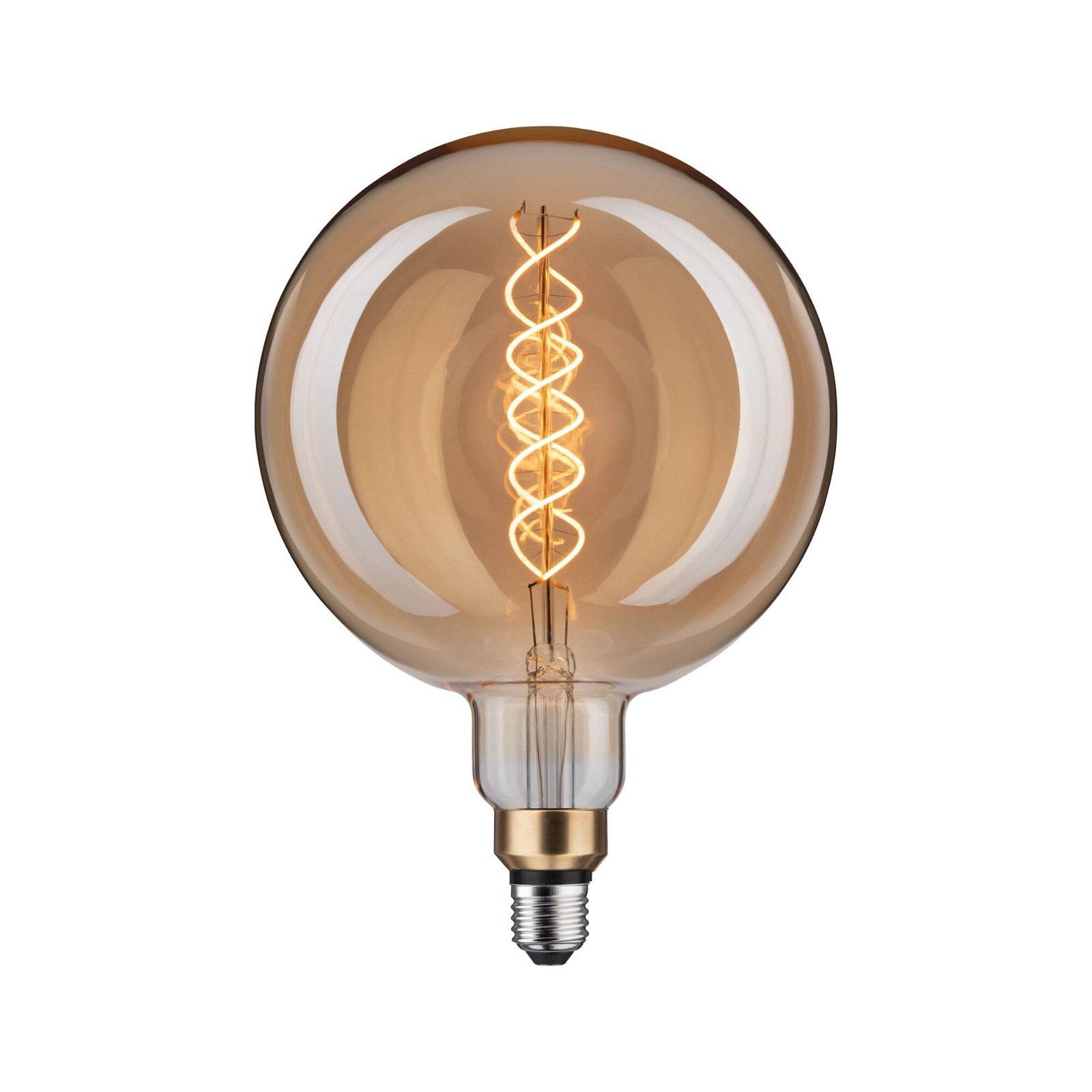 Paulmann LED-Leuchtmittel »BigGlobe 400lm 1800K gold 7W doppel spiral 230V Filament«, 1 St.