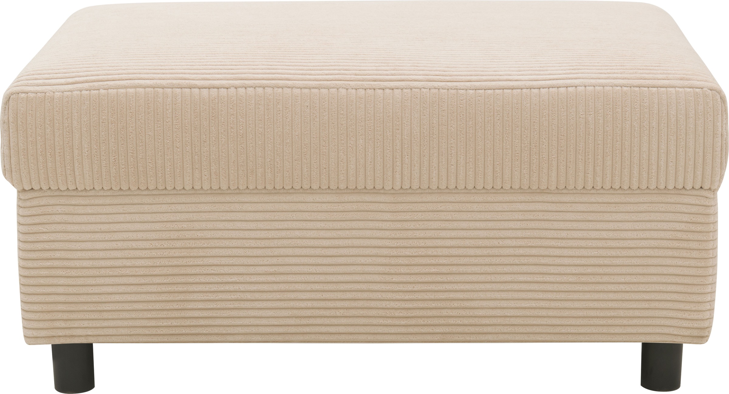 INOSIGN Polsterhocker »Turah 2 in Cord oder wasserabweisender Microfaser,«, moderner Polsterhocker, passend zum Ecksofa, B/T/H: 83/60/44 cm