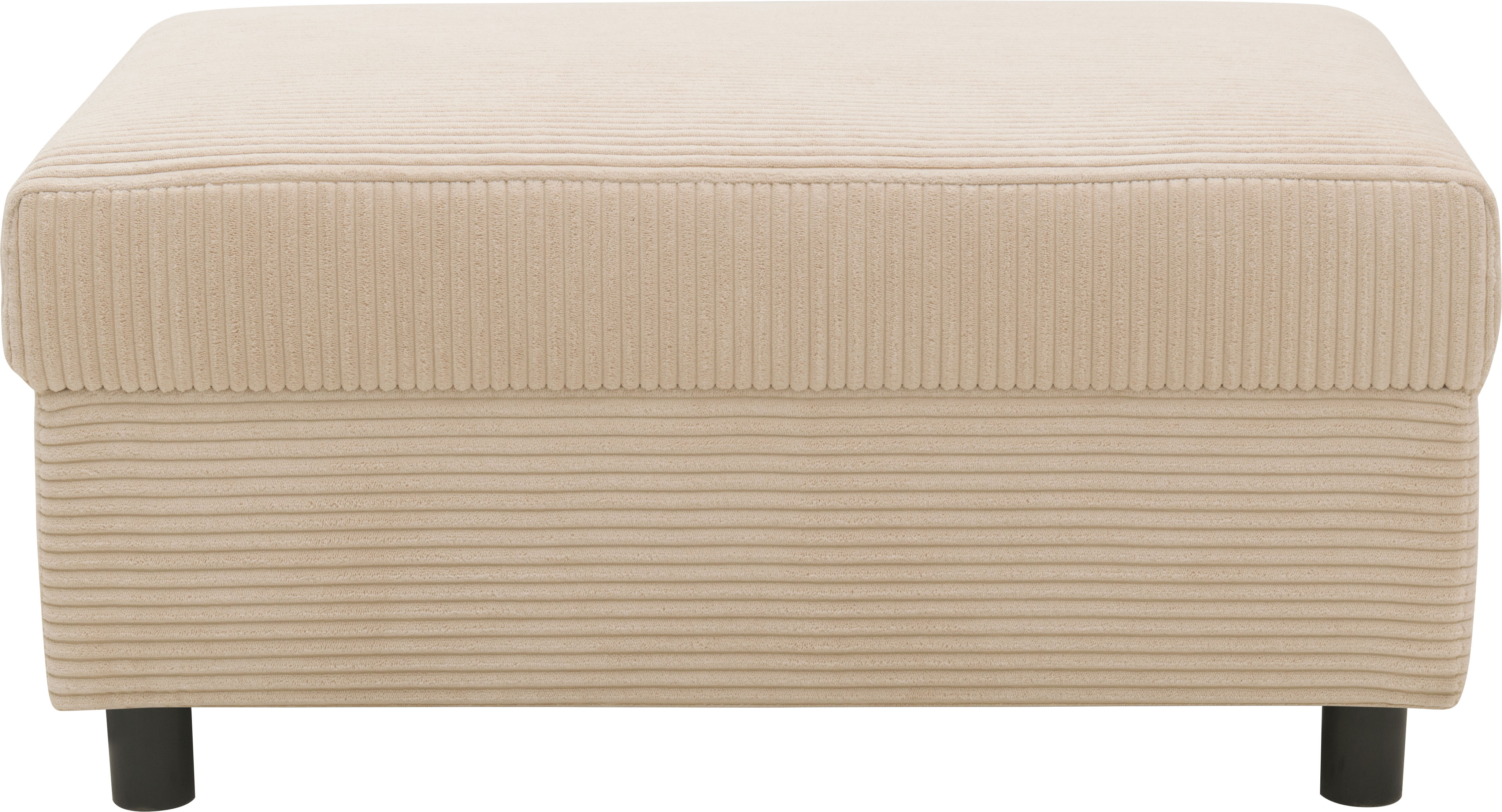 Thumbnail - DOMO collection Polsterhocker "Turah 2 in Cord oder Luxus-Microfaser", moderner Polsterhocker, passend zum Ecksofa, B/T/...