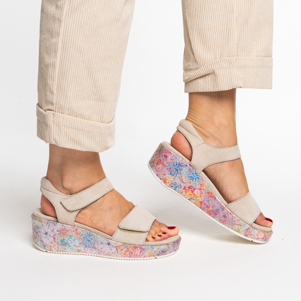 Ara Keilsandalette "RIMINI" Riemchensandale, Sommerschuh mit Klettverschlüs günstig online kaufen