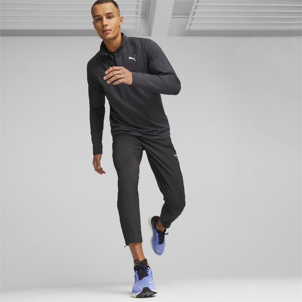 PUMA Trainingspullover »Run CLOUDSPUN Knit Half-Zip Top Herren«