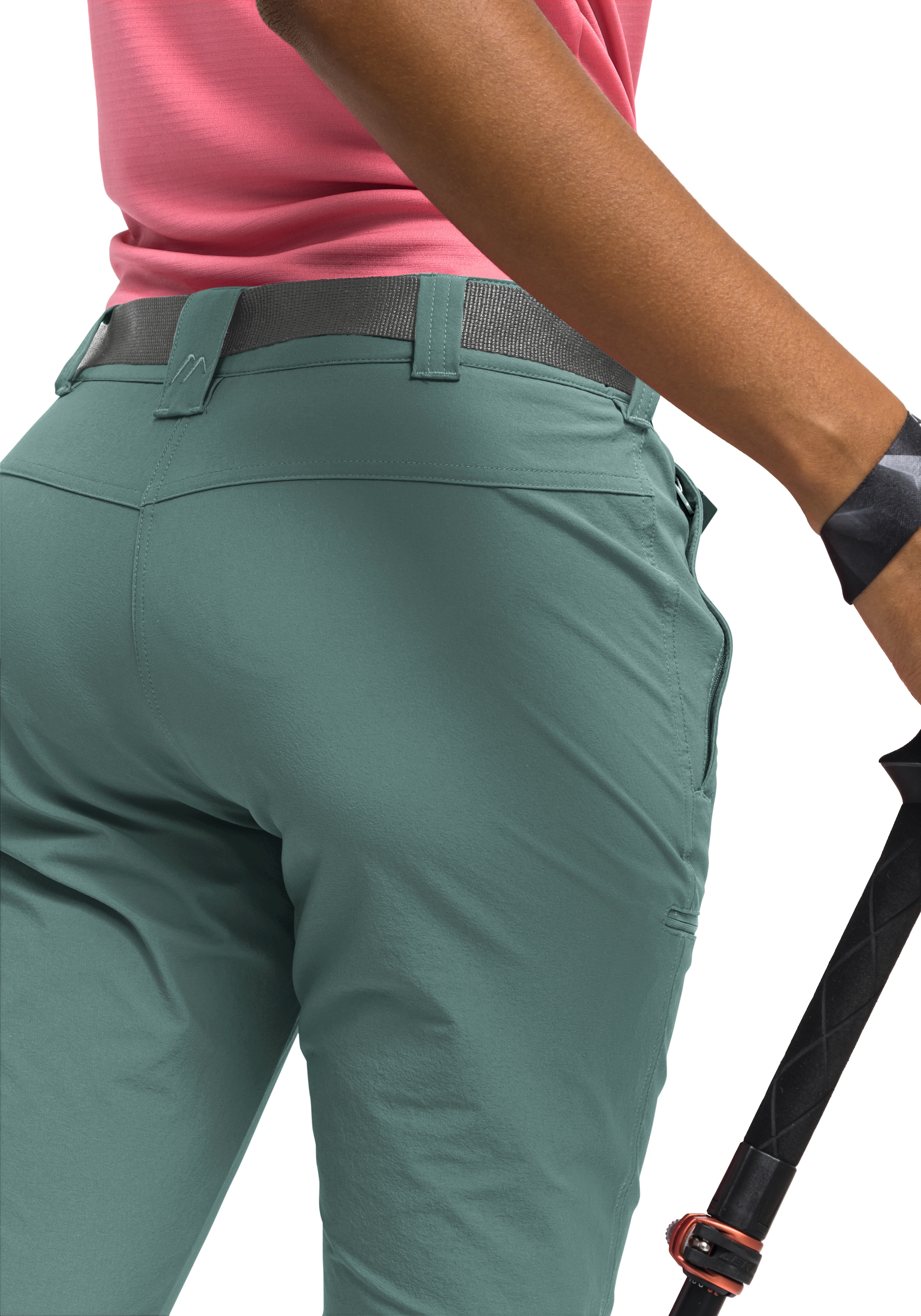 Maier Sports Caprihose »Inara slim 3/4«, Damen Wanderhose, atmungsaktive Outdoorhose, 3/4 Hose mit 3 Taschen