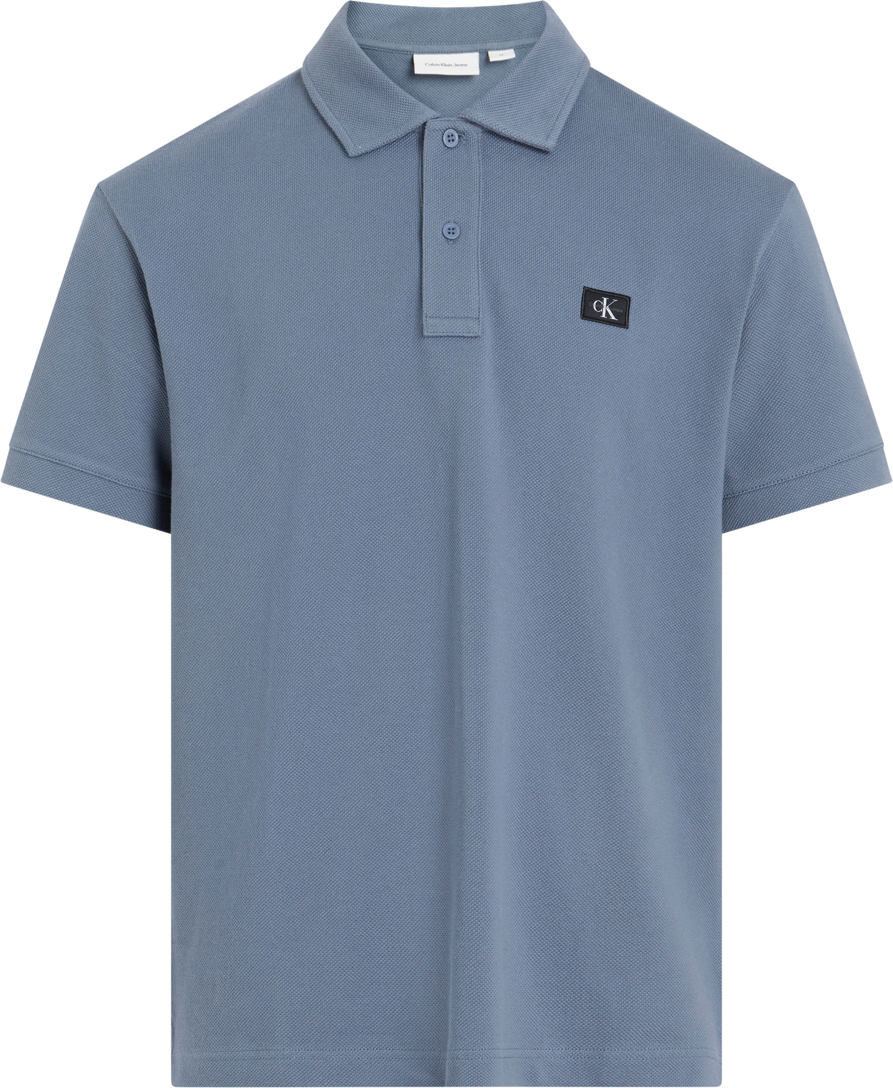 Calvin Klein Jeans Poloshirt »WOVEN LABEL POLO«, Logodruck