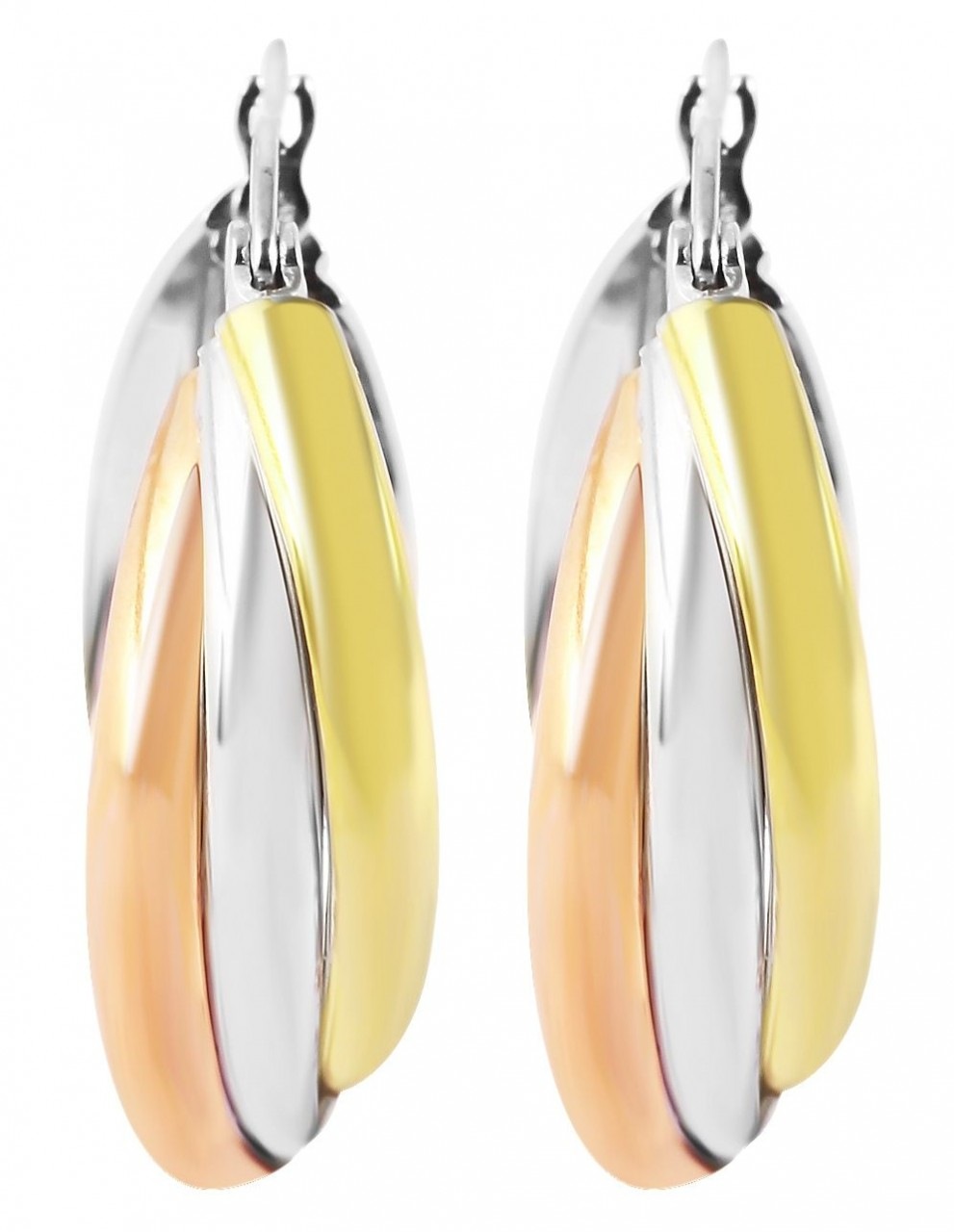 Adelia's Women Hoop Earrings Gold 20mm 2