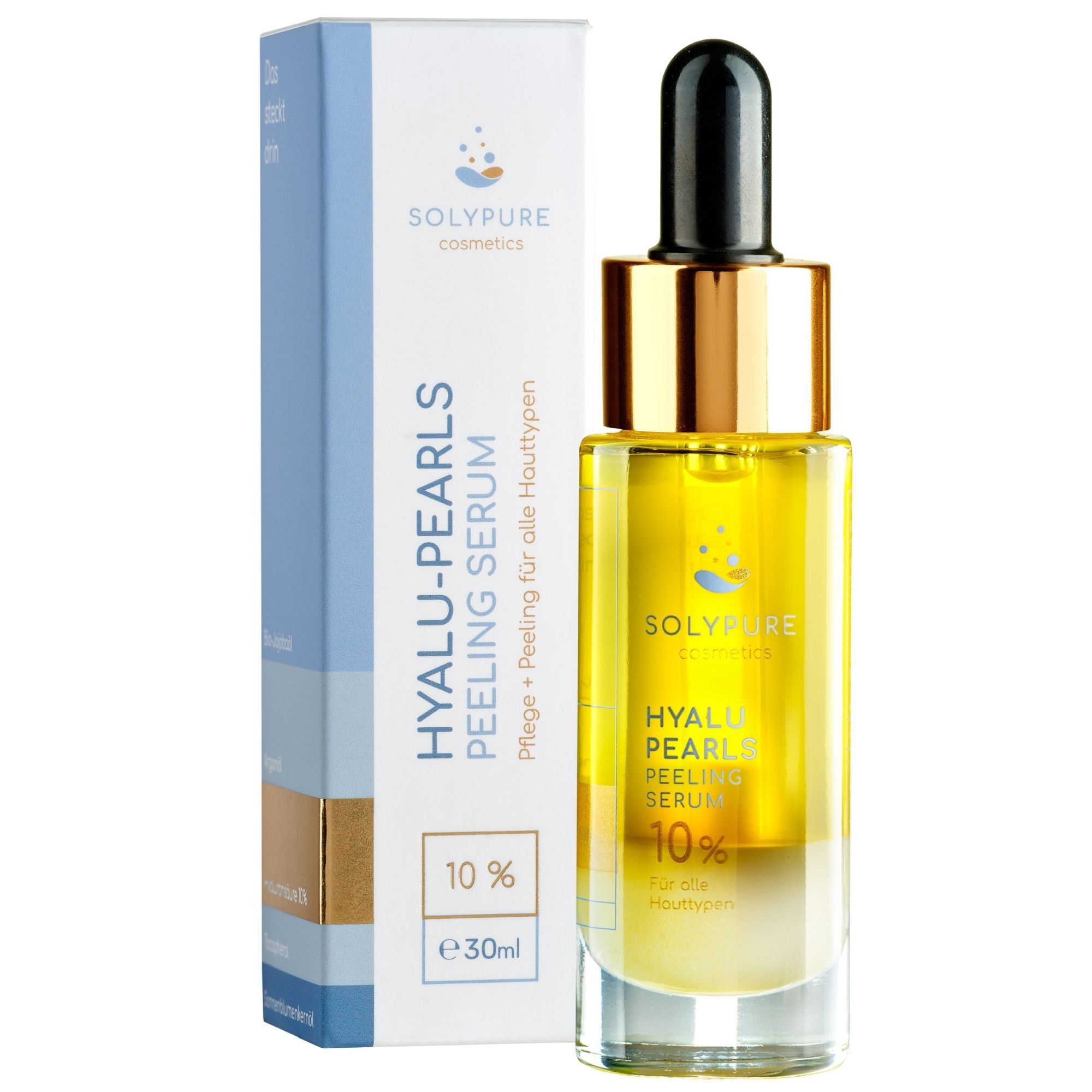 SOLYPURE Gesichtslotion "Peeling Serum 10%", 30ml, gelb, Hautpflegemittel