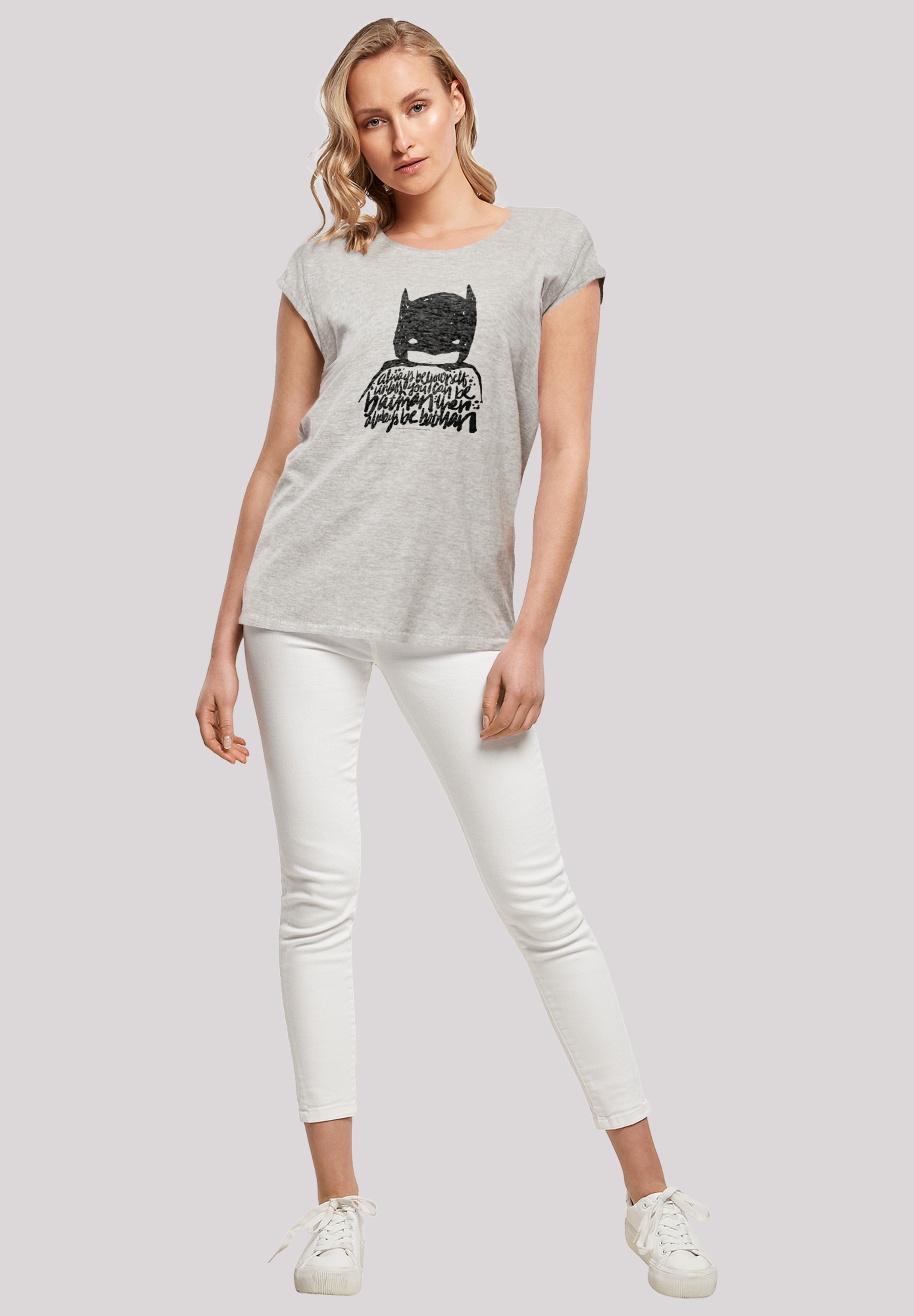 F4NT4STIC T-Shirt »DC Comics Batman Always Be Yourself«, Print