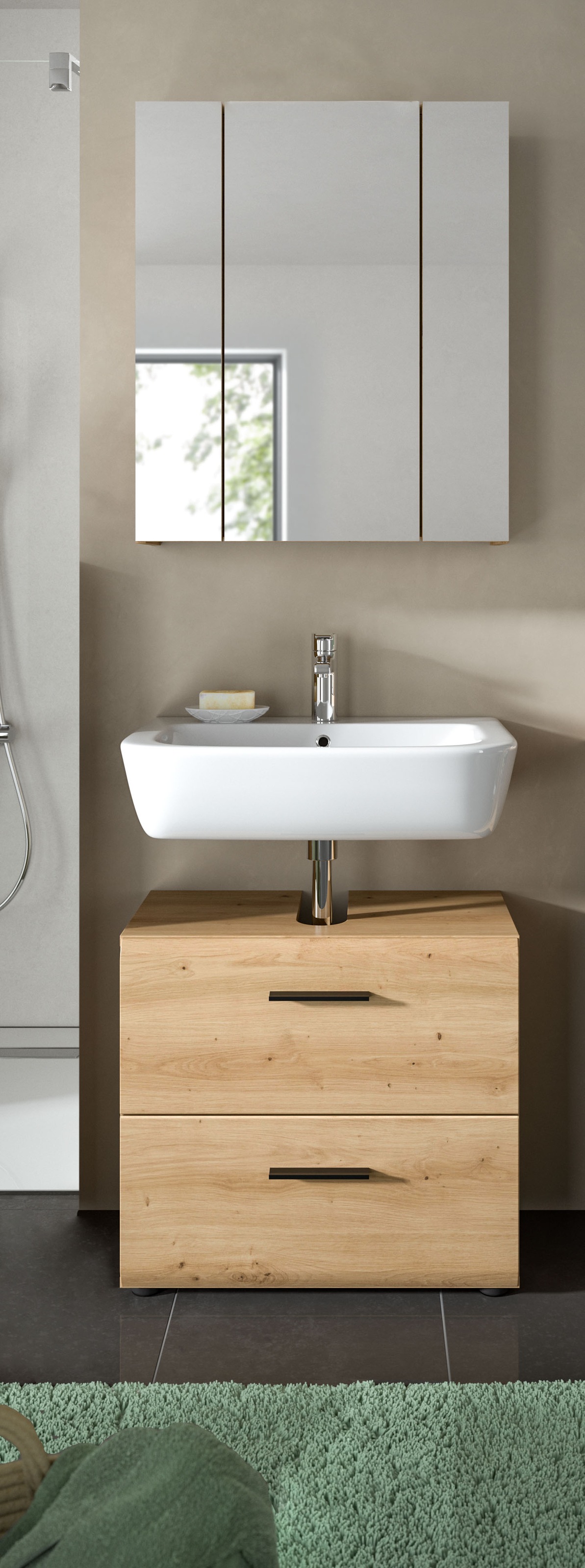 INOSIGN Badmöbel-Set "FLORENZ, TOPSELLER, 2-teilige Badkombination, hochwer günstig online kaufen