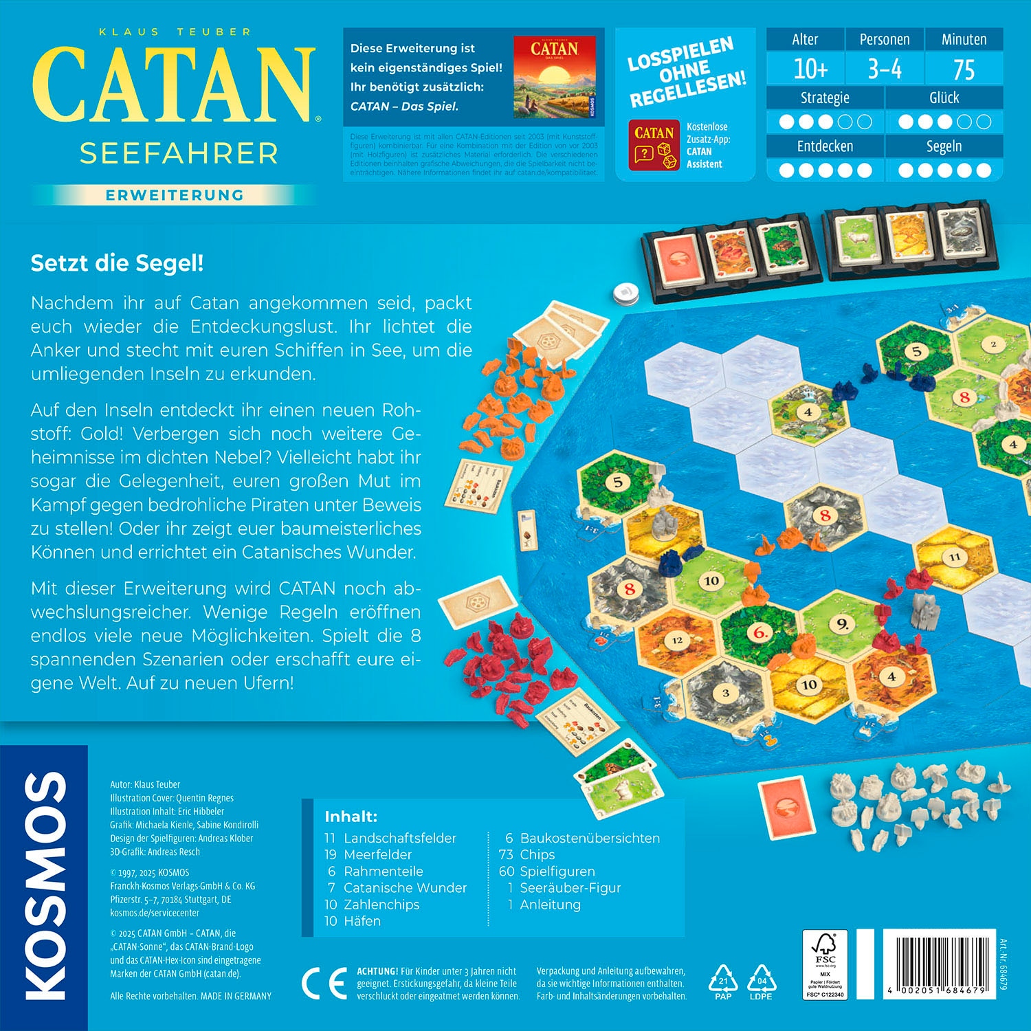 Kosmos Spiel »CATAN Seefahrer« Made in Germany
