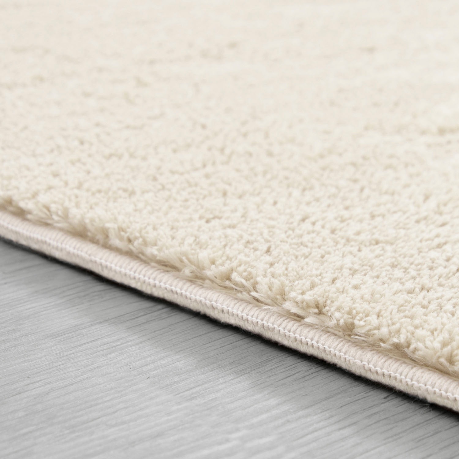 Teppich PACO HOME "Cadiz 630", beige (cream), B:140cm H:14mm L:200cm, Polyester, Teppiche, Teppich, Uni-Farben, besonders weich, waschbar, auch als Läufer erhältlich 3