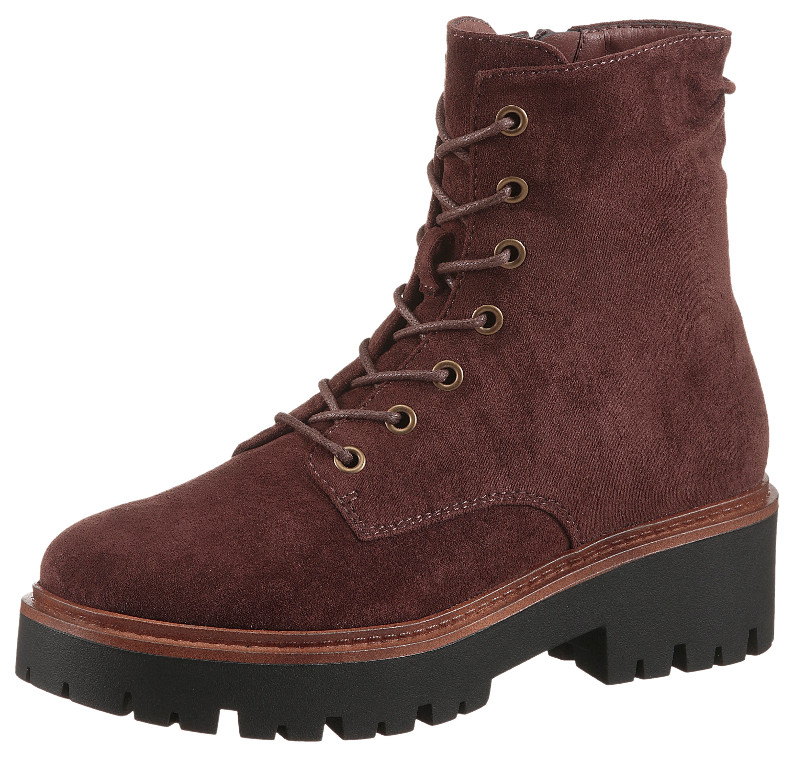 Thumbnail - Aniston SHOES Schnürboots, Stiefelette, Schnürboots, Blockabsatz - NEUE KOLLEKTION