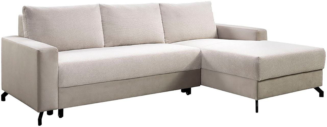 exxpo - sofa fashion Ecksofa "Quattro schlicht & zeitlos, bequem, L-Form, B günstig online kaufen