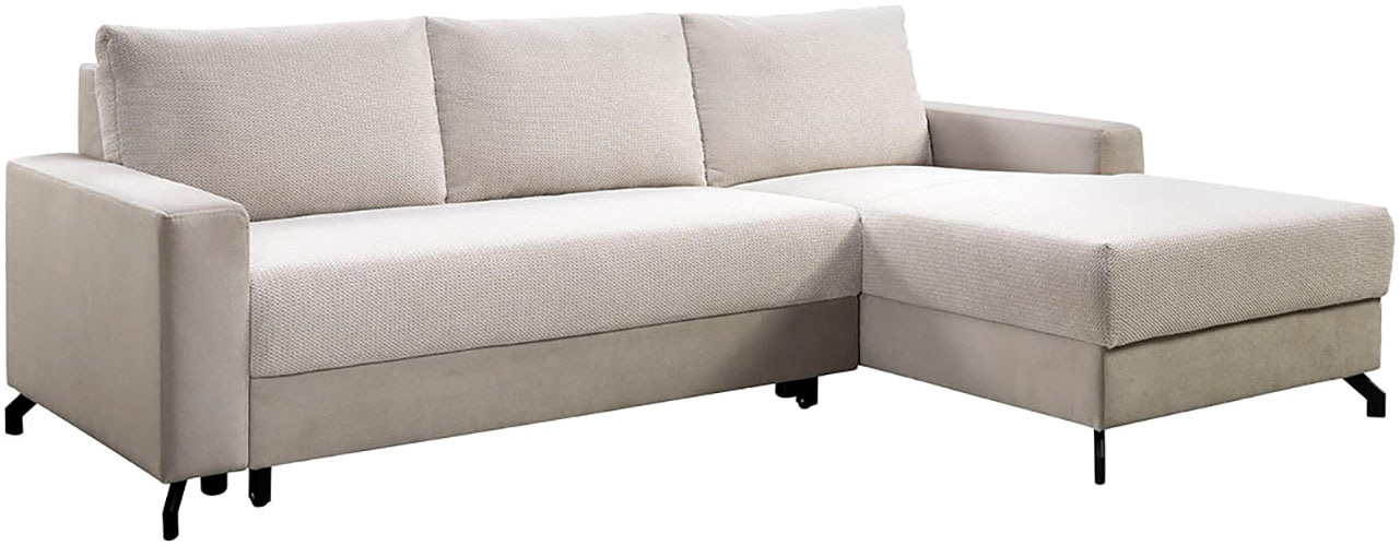exxpo - sofa fashion Ecksofa "Quattro schlicht & zeitlos, bequem, L-Form, B günstig online kaufen