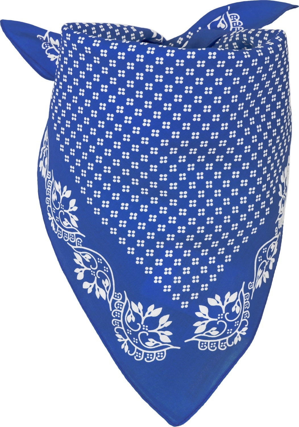 styleBREAKER Bandana "Baumwolle Dreieckstuch mit Blümchen Muster" 1 Stk.