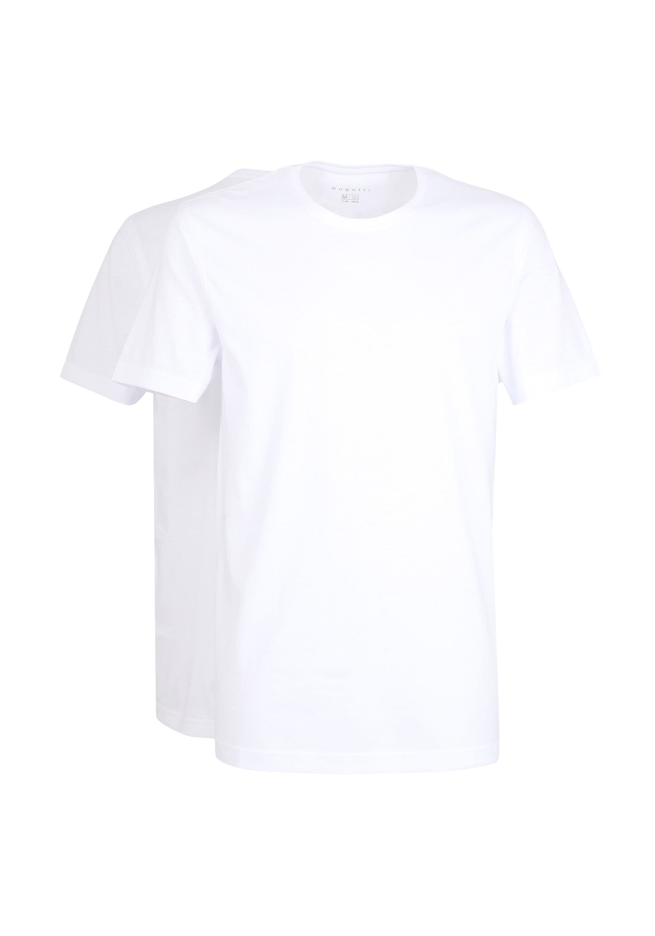 bugatti T-Shirt "BUGATTI Herren T-Shirt uni 2er Pack", (Packung, 2 tlg., 2) günstig online kaufen