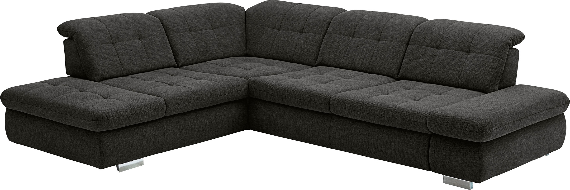 Die PlanBar Ecksofa »MP-IN17004 L-Form«, wahlweise mit Bettfunktion, Sitztiefen- und Kopfteilverstellung