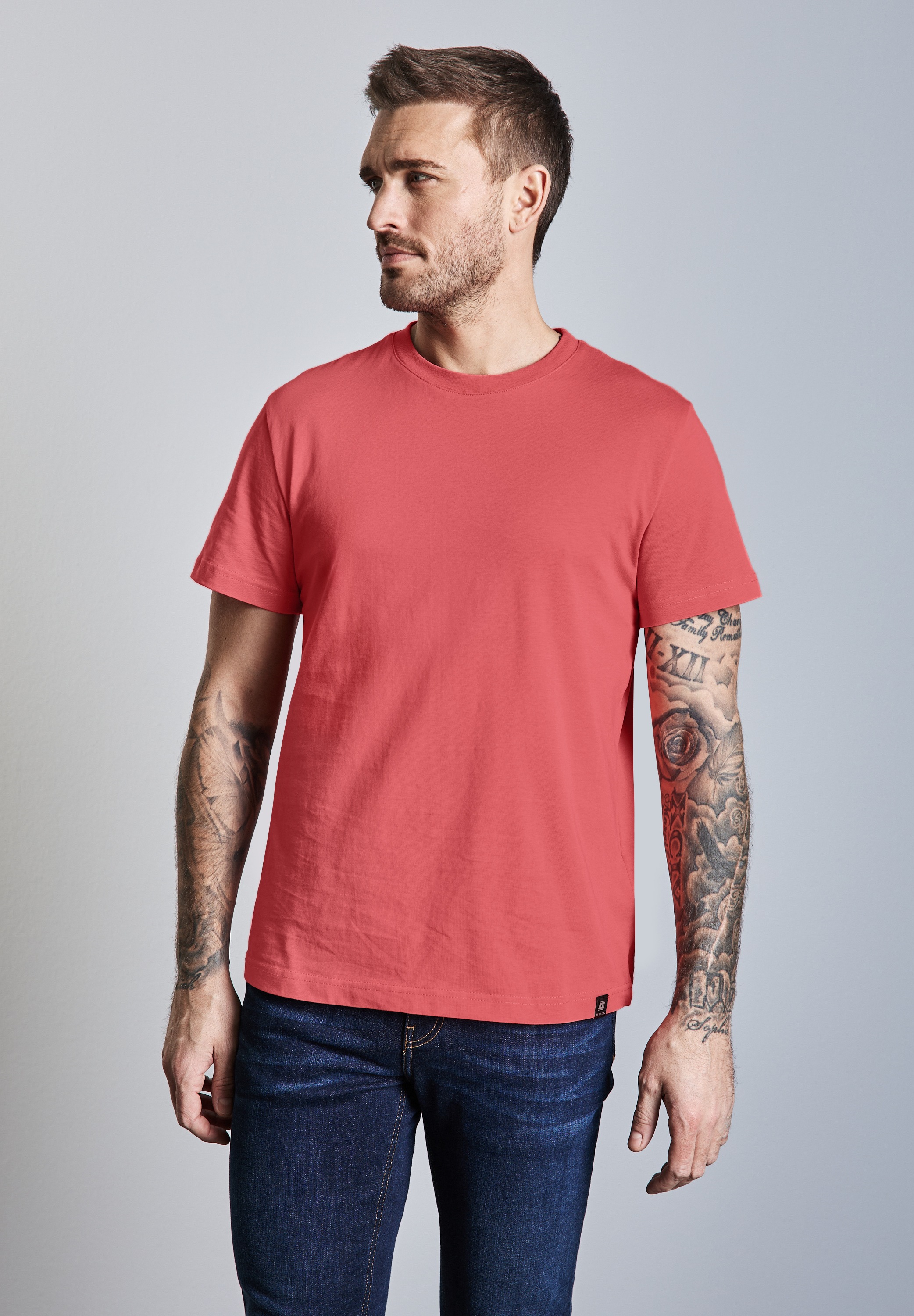 STREET ONE MEN T-Shirt, Rundhalsausschnitt