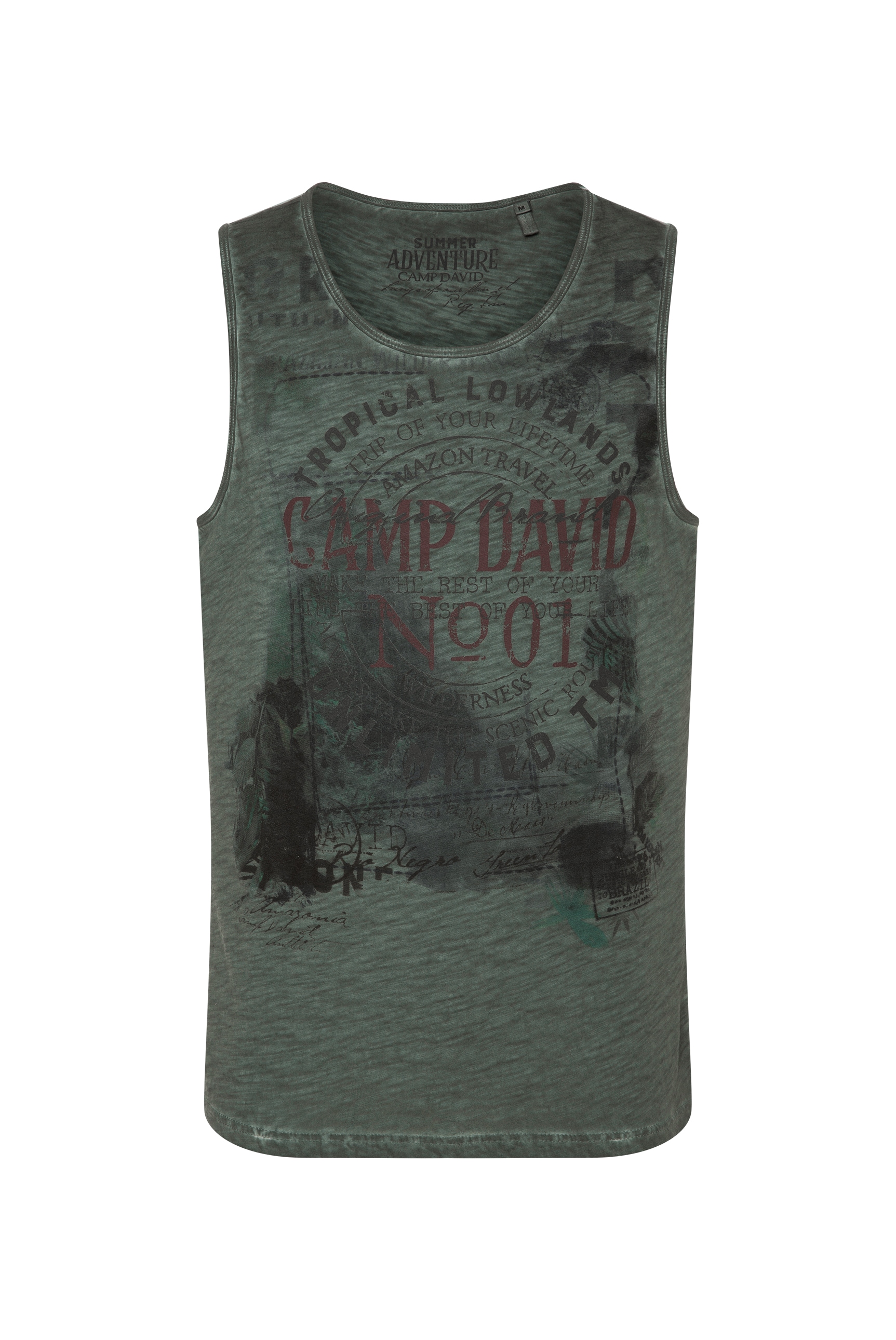 CAMP DAVID Tanktop, aus Baumwolle