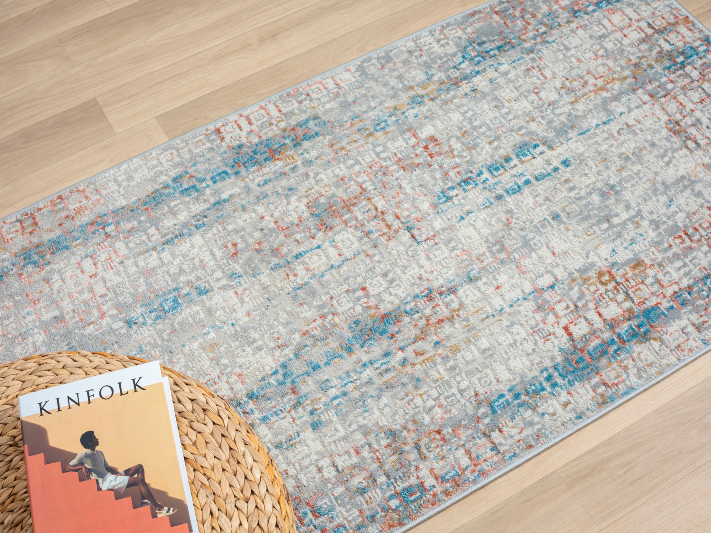 Myflair Möbel & Accessoires Teppich »My Look«, rechteckig, 8 mm Höhe, Kurzflor, Ethno-Design, besonders weich durch Microfaser