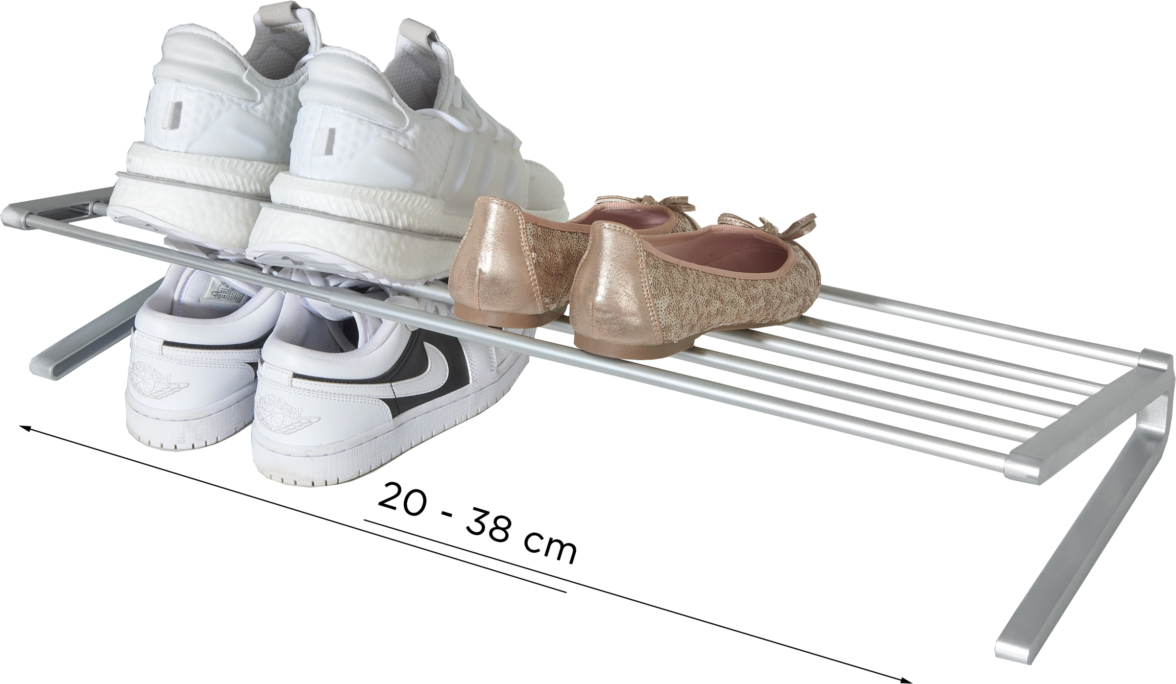 Ruco Schuhregal, Schuhstapler, breitenverstellbar, für bis zu 6 Paar Schuhe günstig online kaufen