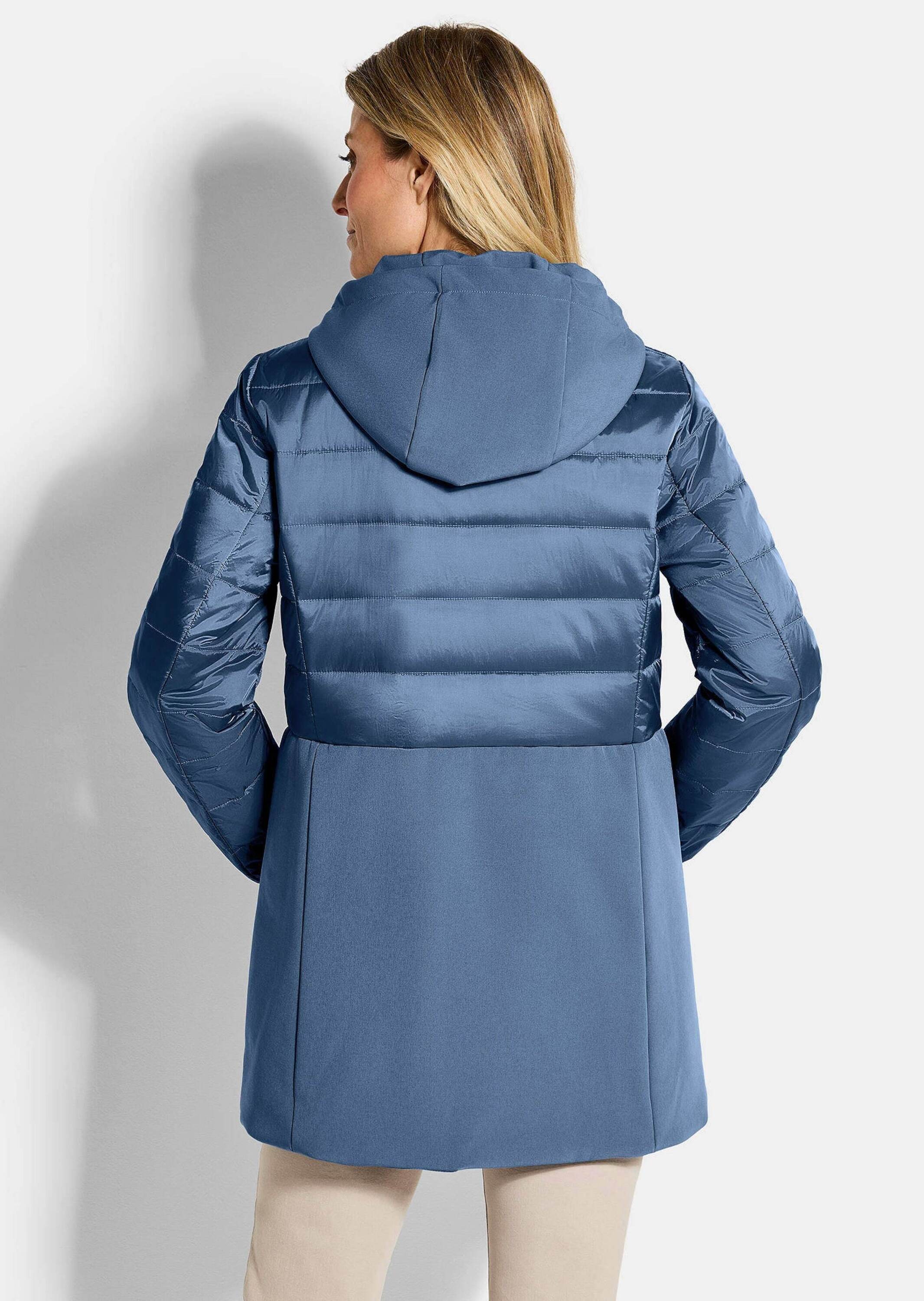 GOLDNER Langmantel »Kurzgröße Steppmantel mit Softshell-Einsatz«